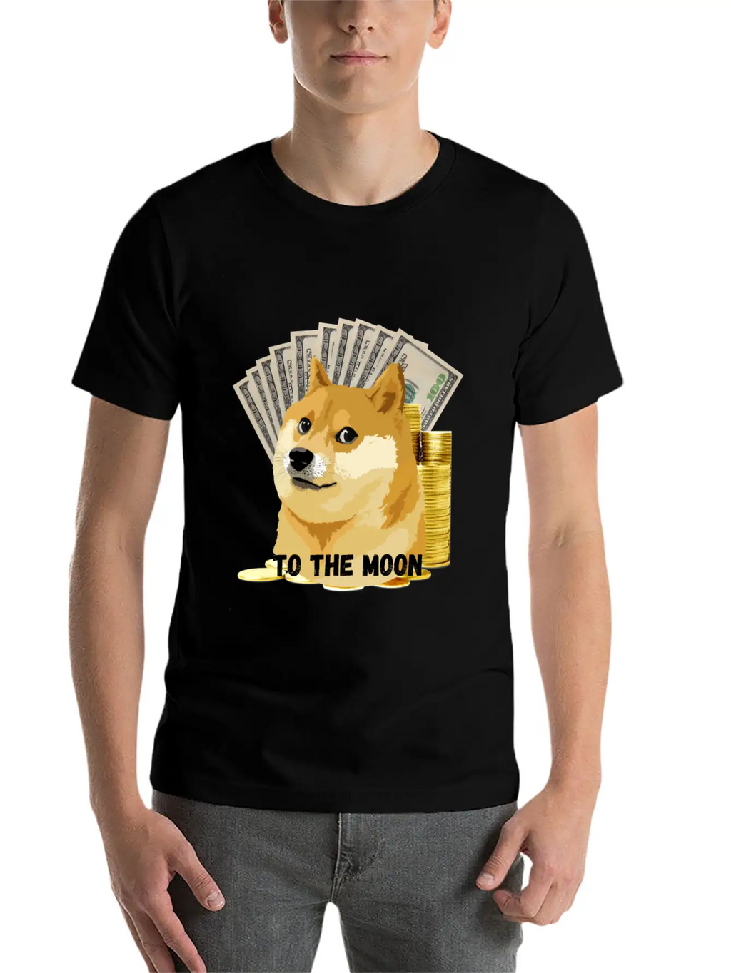 To The Moon Casual Graphic T-Shirt – Simple And Comfortable Daily Wear