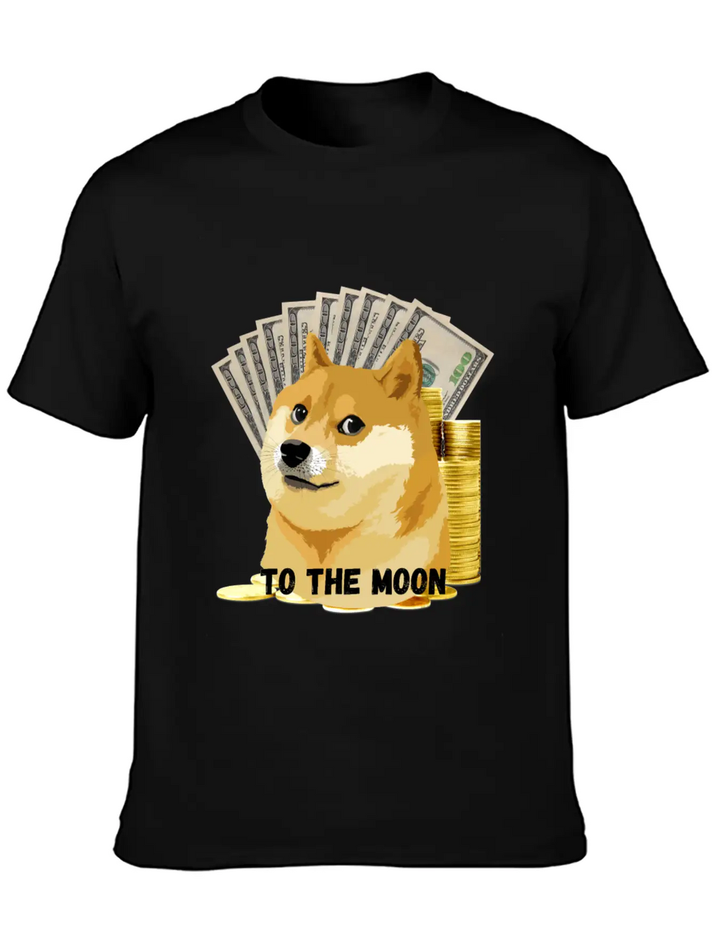 To The Moon Casual Graphic T-Shirt – Simple And Comfortable Daily Wear