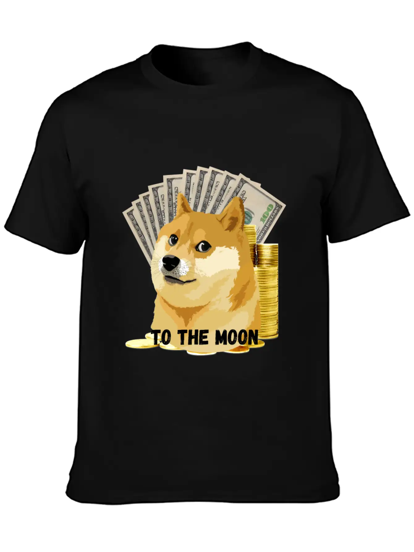 To The Moon Casual Graphic T-Shirt – Simple And Comfortable Daily Wear