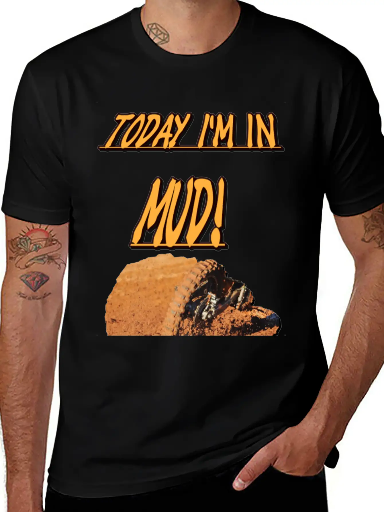 Today Im In Mud! Unisex Casual T-Shirt – Clean Design For Daily Comfort