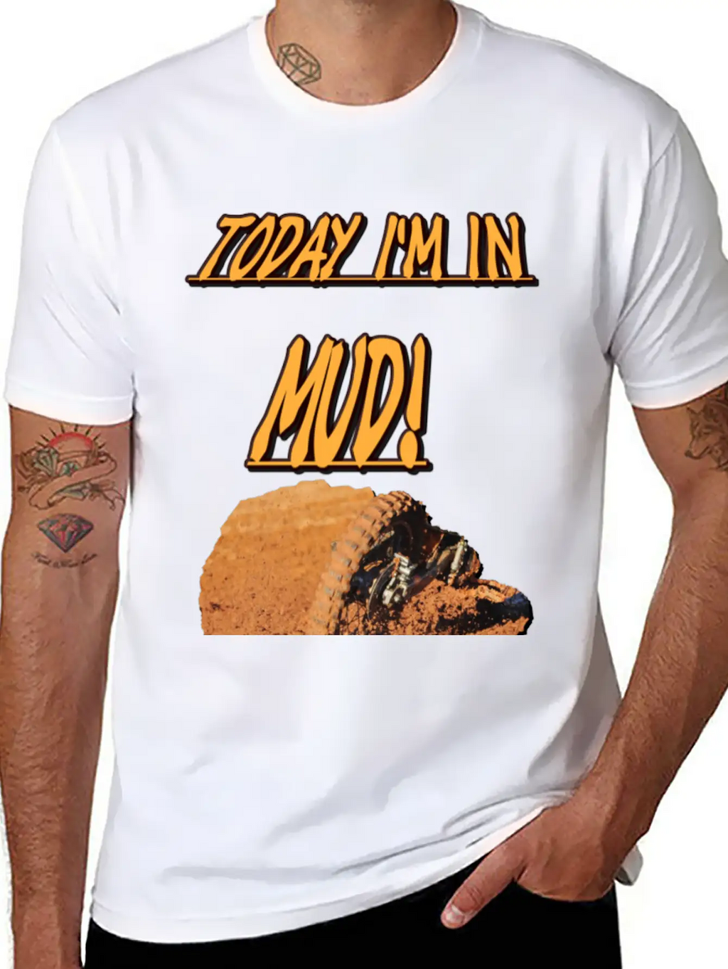 Today Im In Mud! Unisex Casual T-Shirt – Clean Design For Daily Comfort