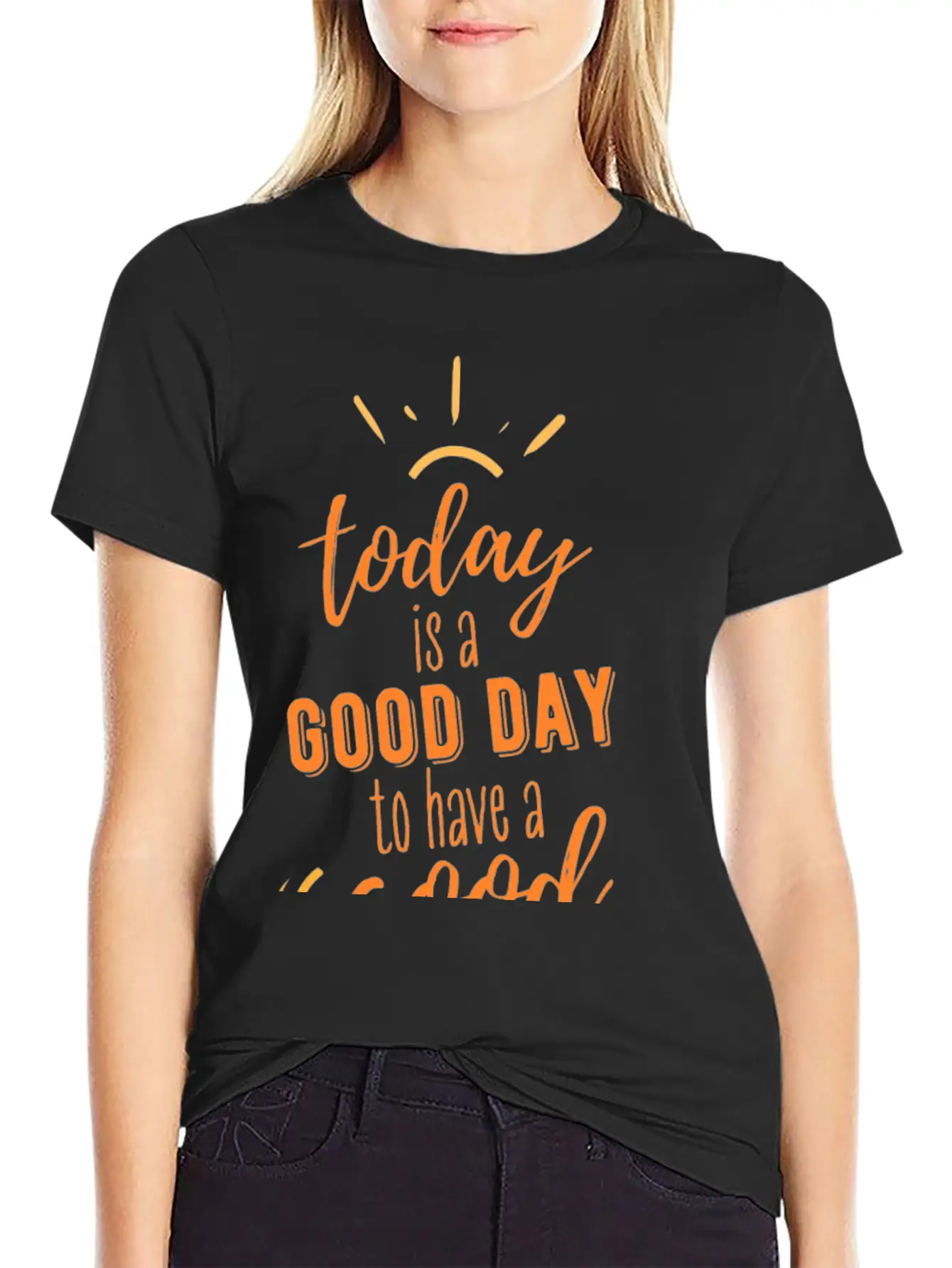 TODAY IS A GOOD DAY Breathable Soft Cotton T-Shirt – Timeless Casual Look