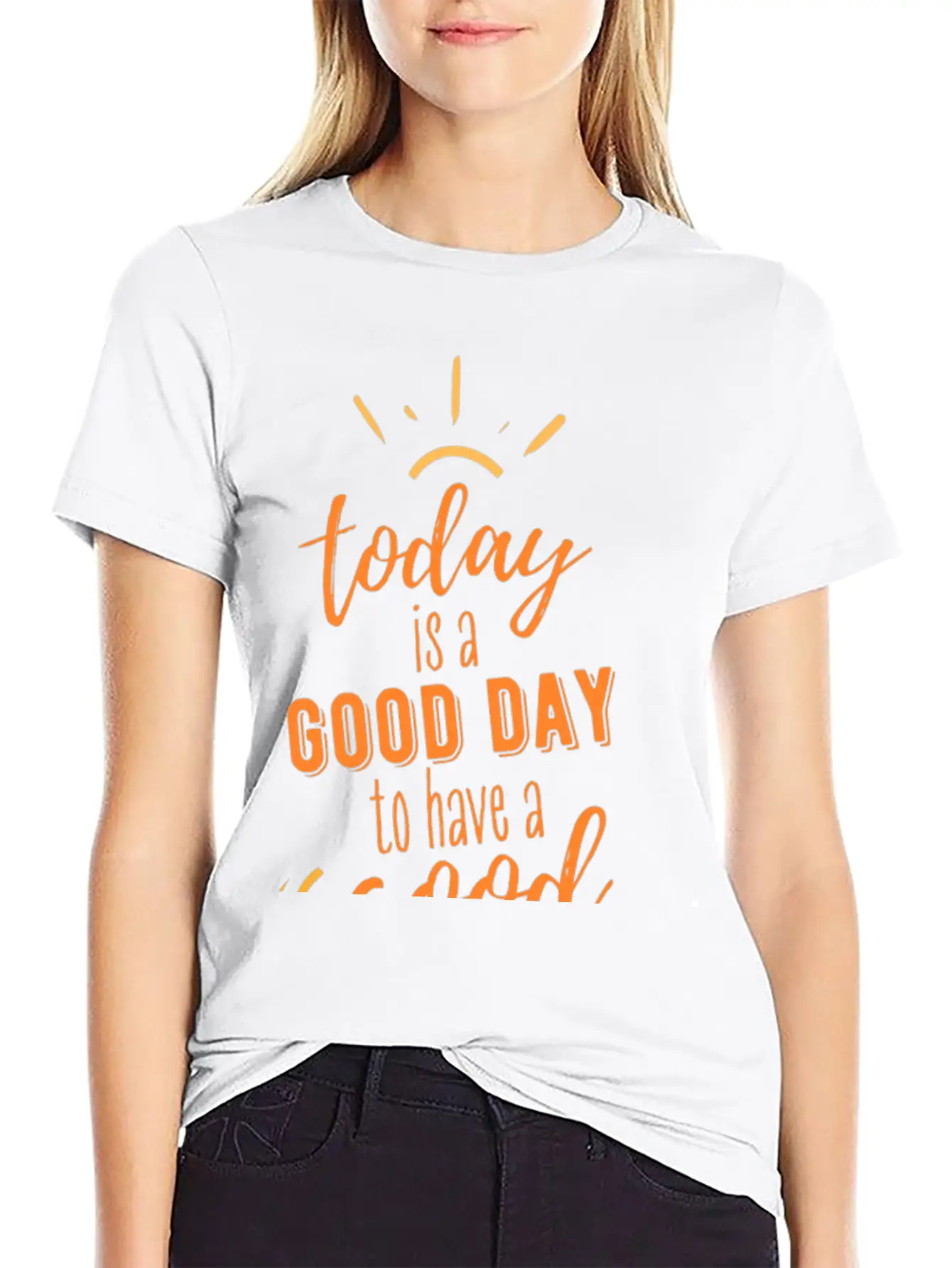 TODAY IS A GOOD DAY Breathable Soft Cotton T-Shirt – Timeless Casual Look