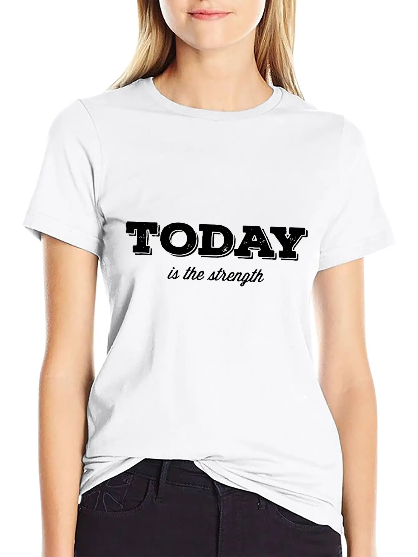Today Is The Strength Essential Cotton Tee For Daily Outfits – Unisex Style