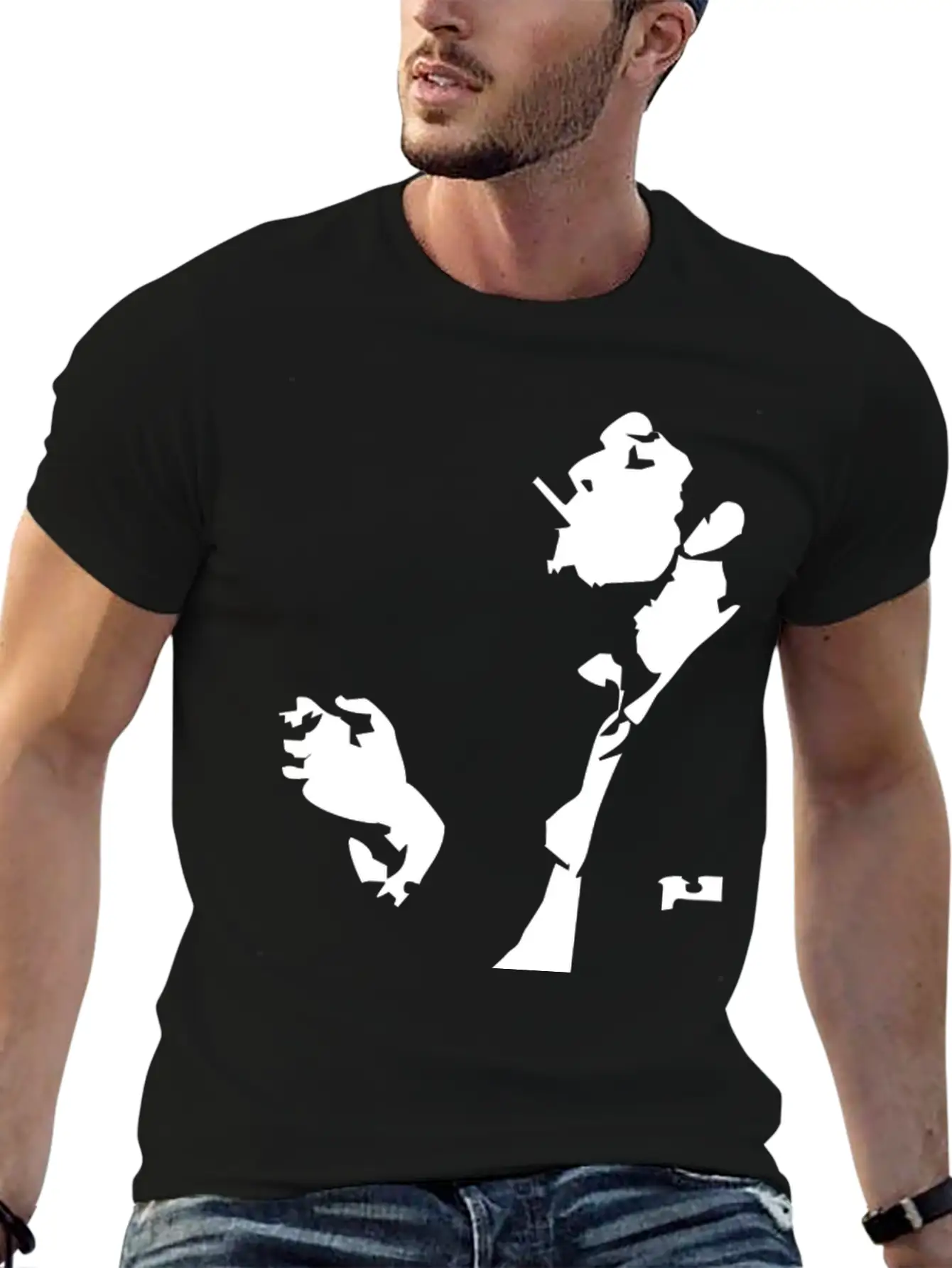 TOM WAITS ROCK INDIE ROCK POP MUSIC Stylish Everyday T-Shirt – Unisex Basic Cotton Tee