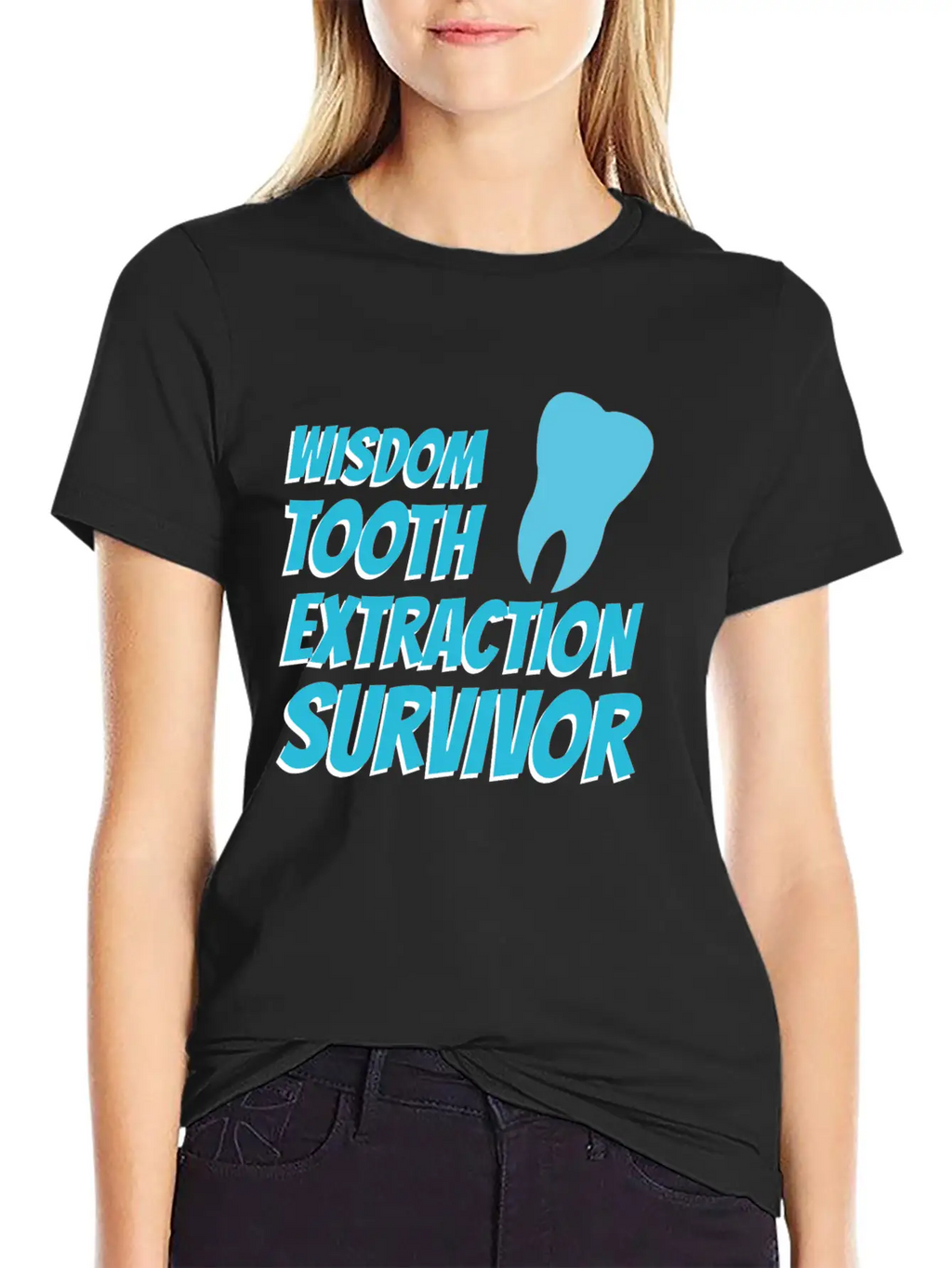 TOOTH EXTRACTION: Tooth Extraction Survivor Breathable Soft Cotton T-Shirt – Timeless Casual Look