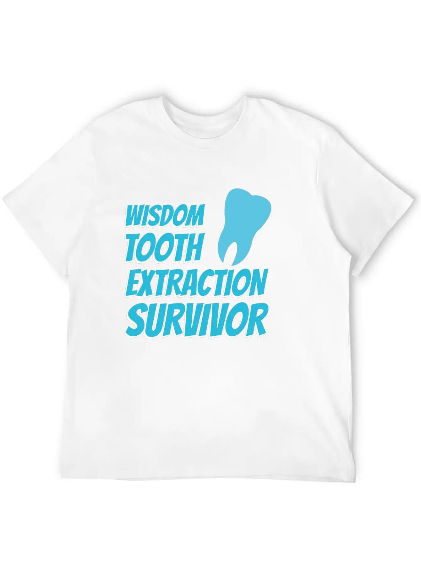 TOOTH EXTRACTION: Tooth Extraction Survivor Breathable Soft Cotton T-Shirt – Timeless Casual Look