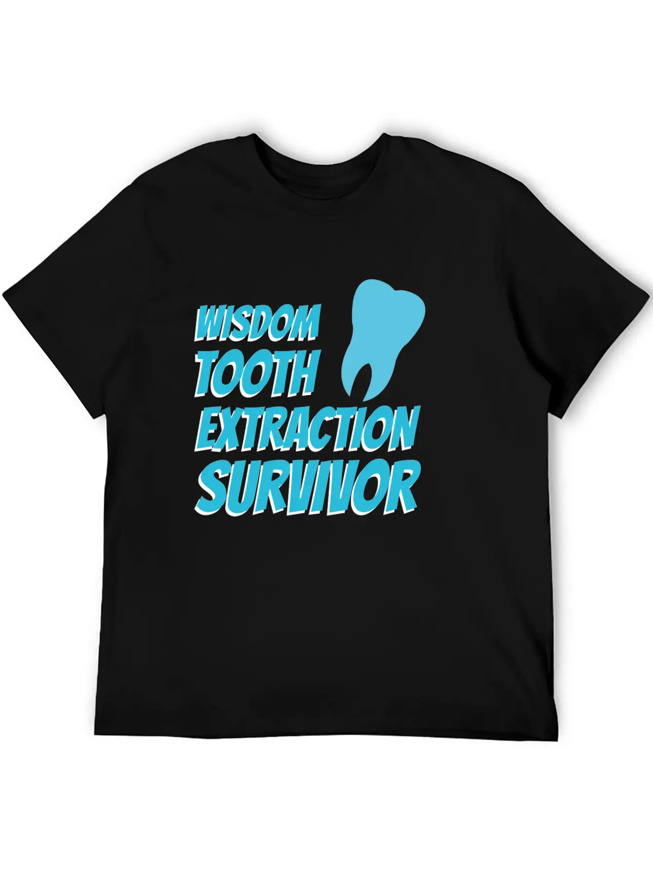 TOOTH EXTRACTION: Tooth Extraction Survivor Breathable Soft Cotton T-Shirt – Timeless Casual Look