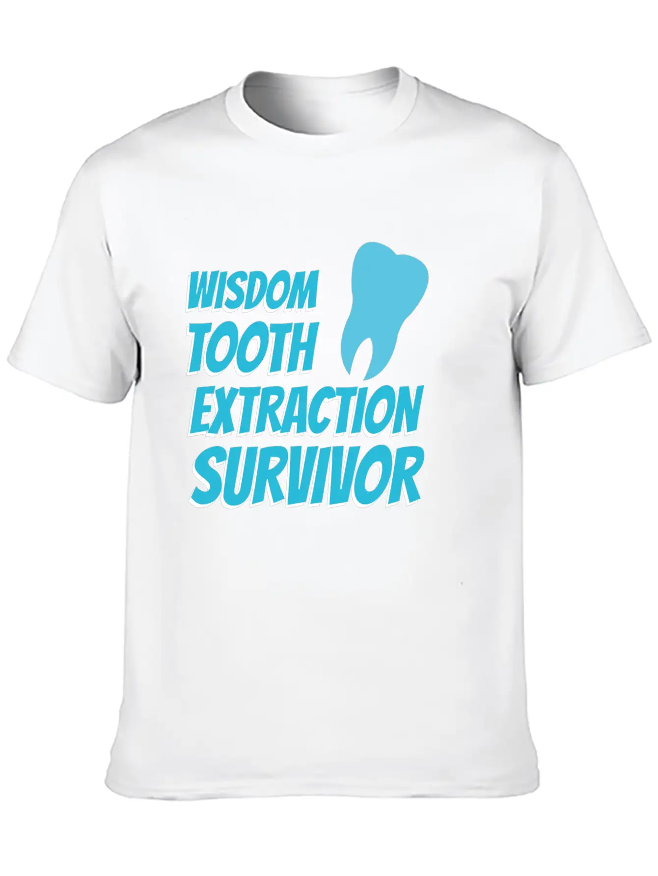 TOOTH EXTRACTION: Tooth Extraction Survivor Breathable Soft Cotton T-Shirt – Timeless Casual Look
