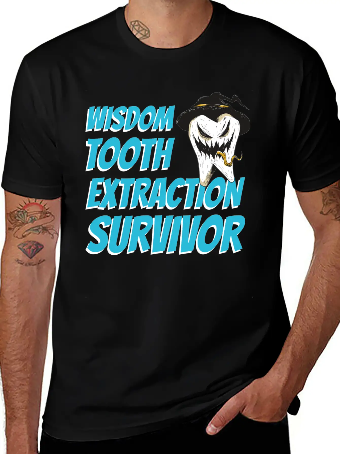 TOOTH EXTRACTION: Tooth Extraction Survivor Essential Cotton Tee For Daily Outfits – Unisex Style