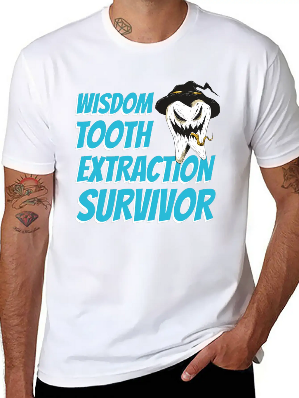 TOOTH EXTRACTION: Tooth Extraction Survivor Essential Cotton Tee For Daily Outfits – Unisex Style