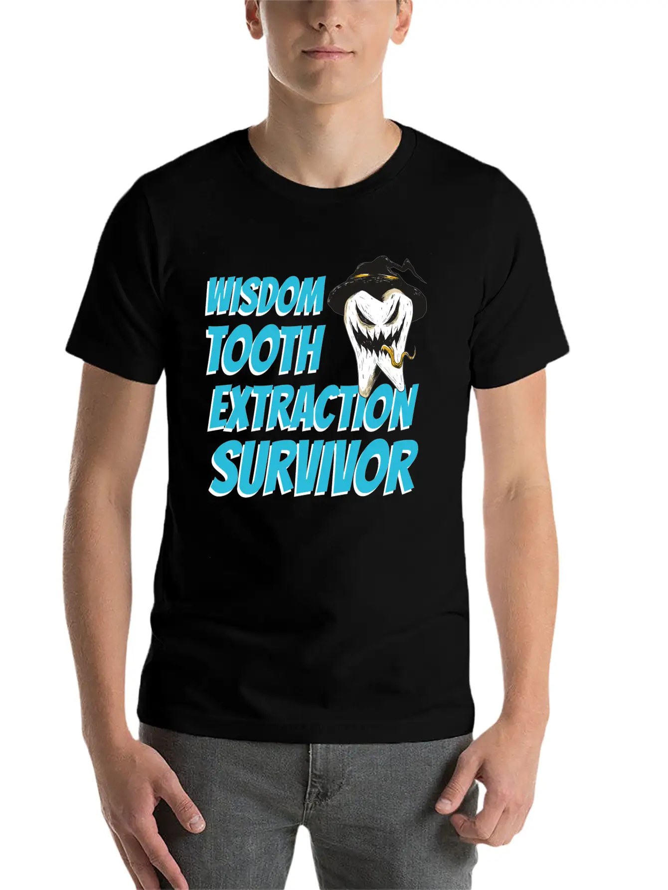 TOOTH EXTRACTION: Tooth Extraction Survivor Essential Cotton Tee For Daily Outfits – Unisex Style