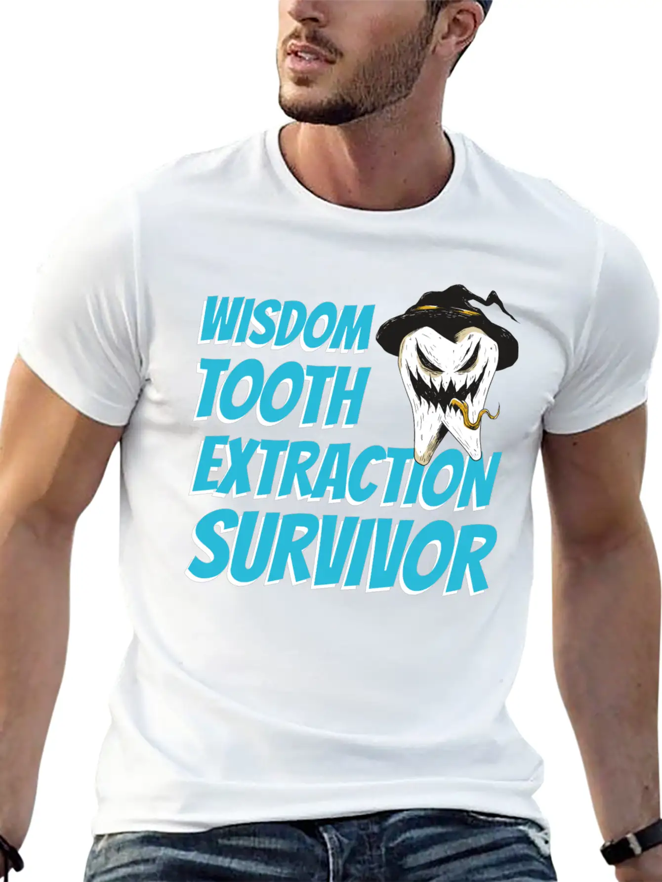 TOOTH EXTRACTION: Tooth Extraction Survivor Essential Cotton Tee For Daily Outfits – Unisex Style