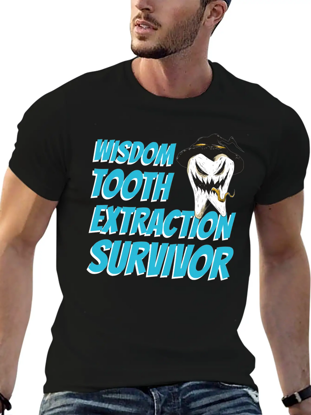 TOOTH EXTRACTION: Tooth Extraction Survivor Essential Cotton Tee For Daily Outfits – Unisex Style