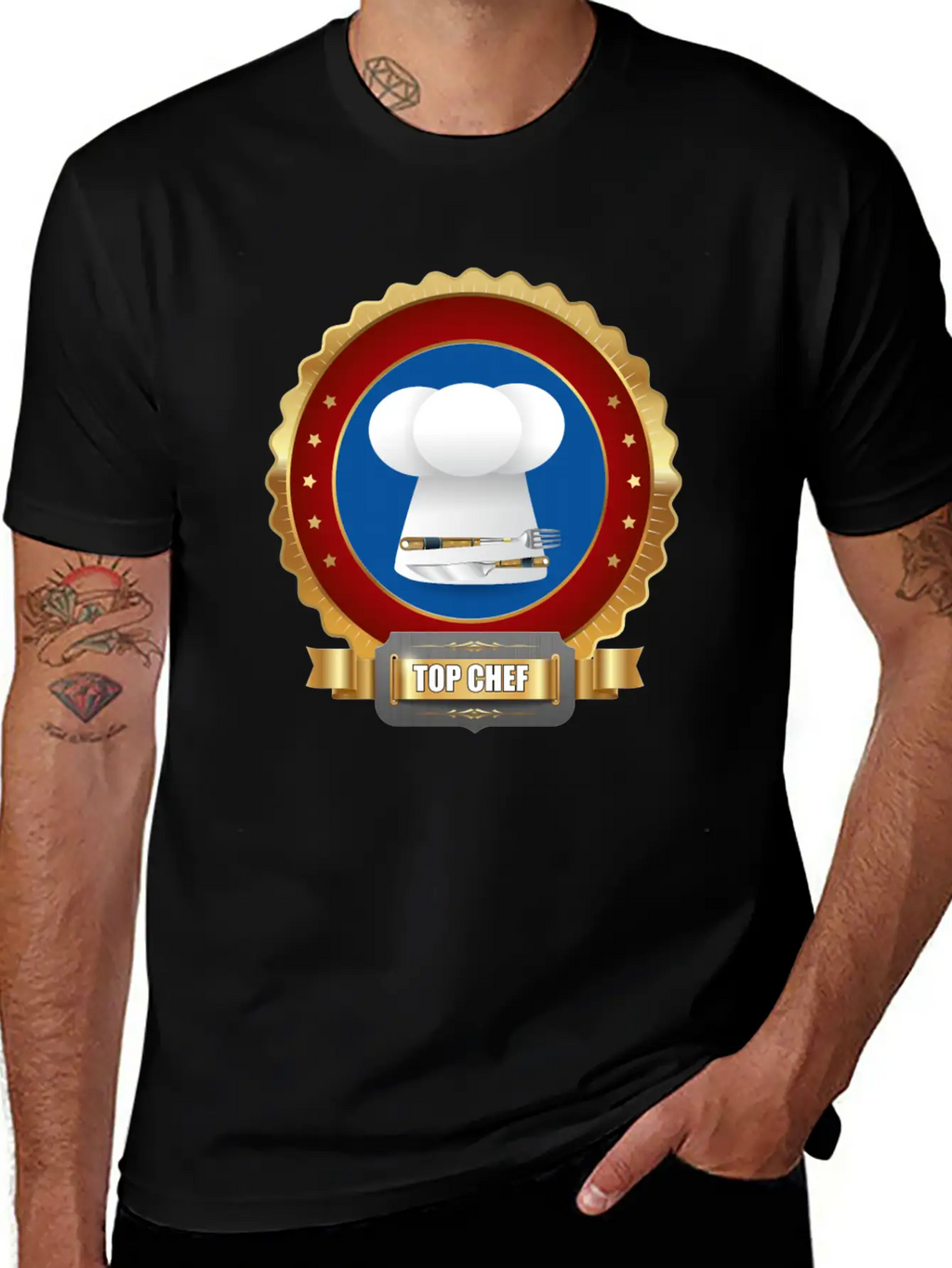 Top Chef Award For Cooking Casual Graphic T-Shirt – Simple And Comfortable Daily Wear
