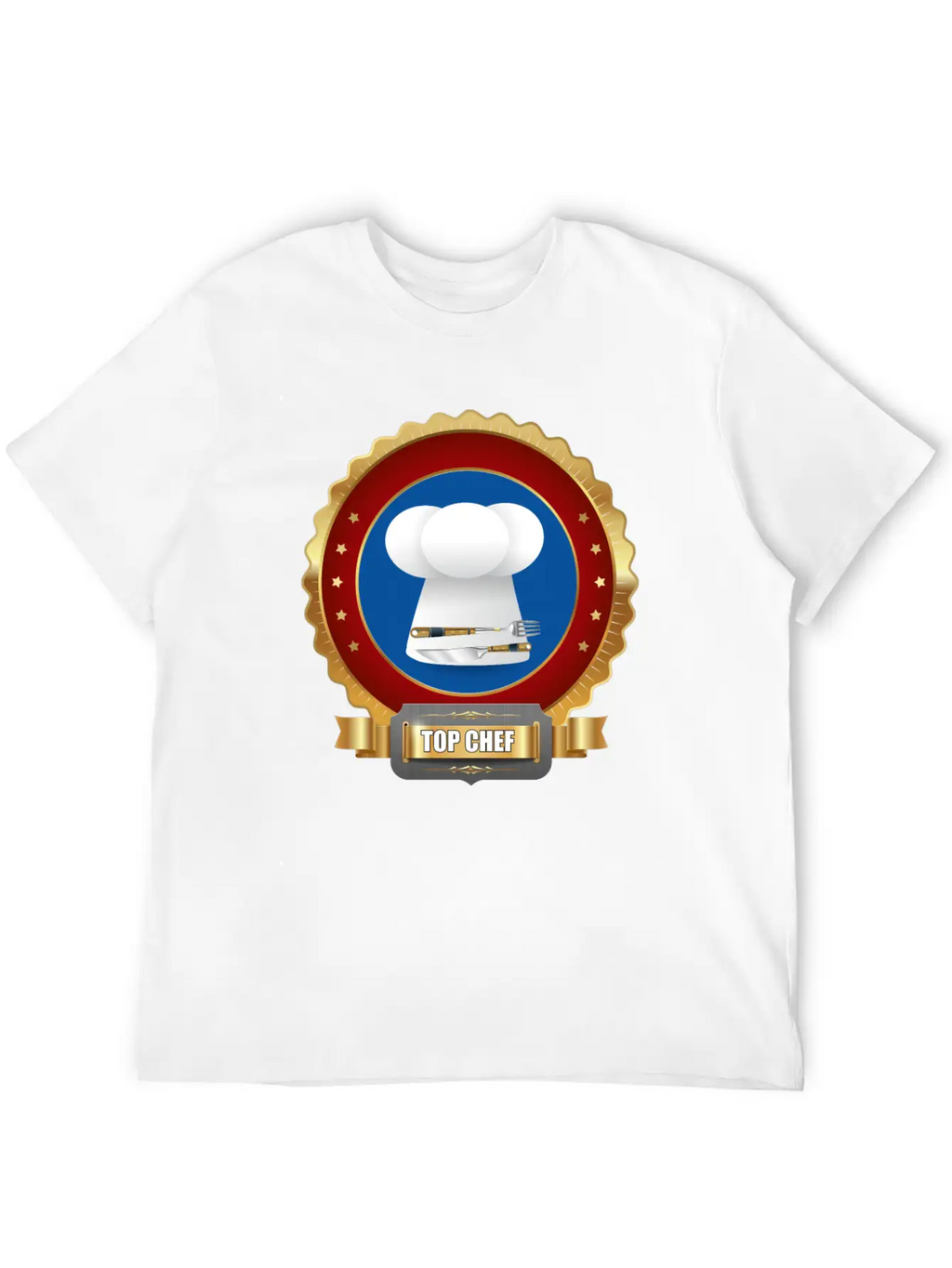 Top Chef Award For Cooking Casual Graphic T-Shirt – Simple And Comfortable Daily Wear