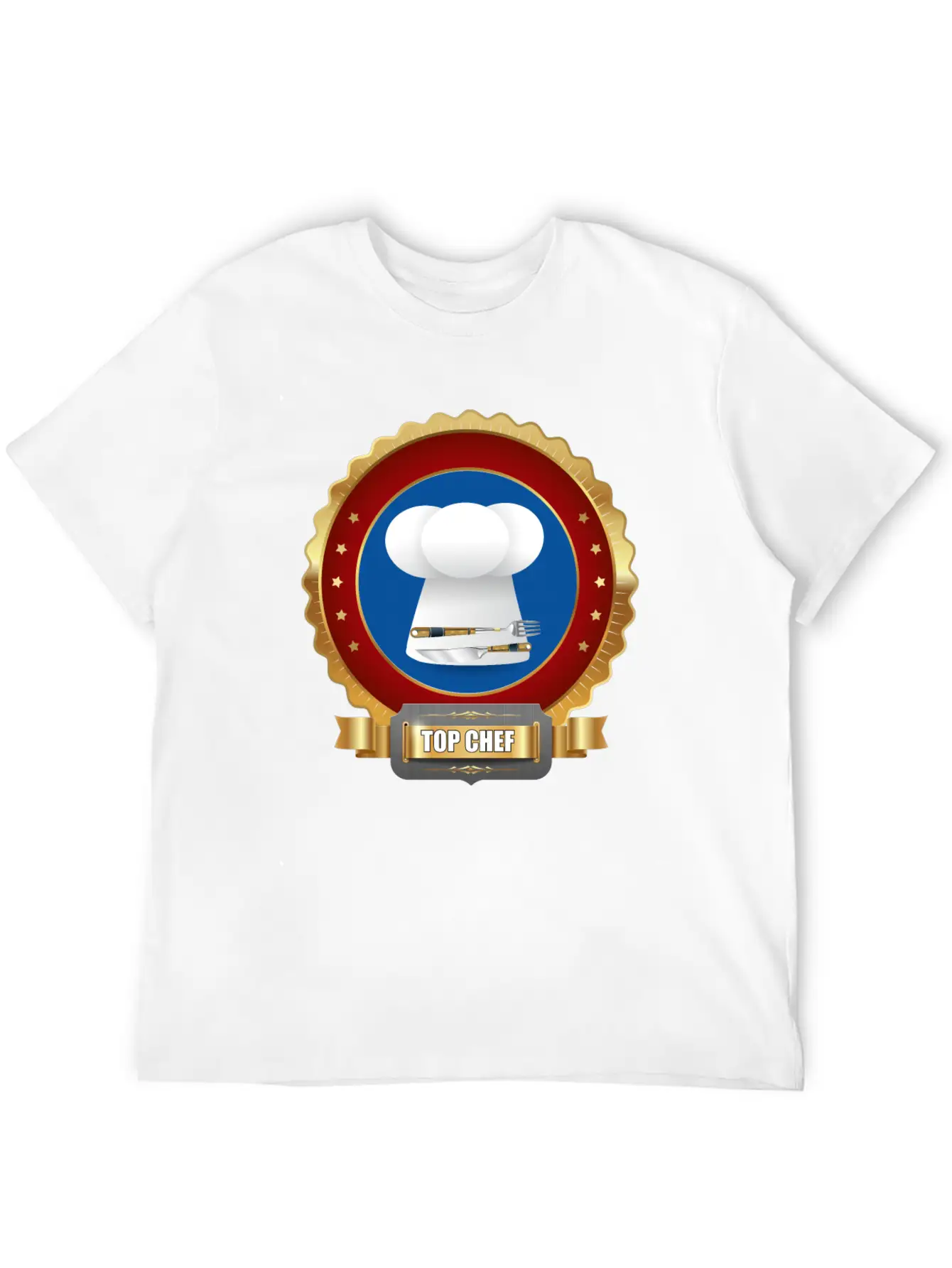 Top Chef Award For Cooking Casual Graphic T-Shirt – Simple And Comfortable Daily Wear