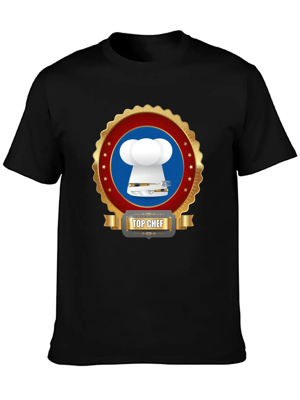 Top Chef Award For Cooking Casual Graphic T-Shirt – Simple And Comfortable Daily Wear