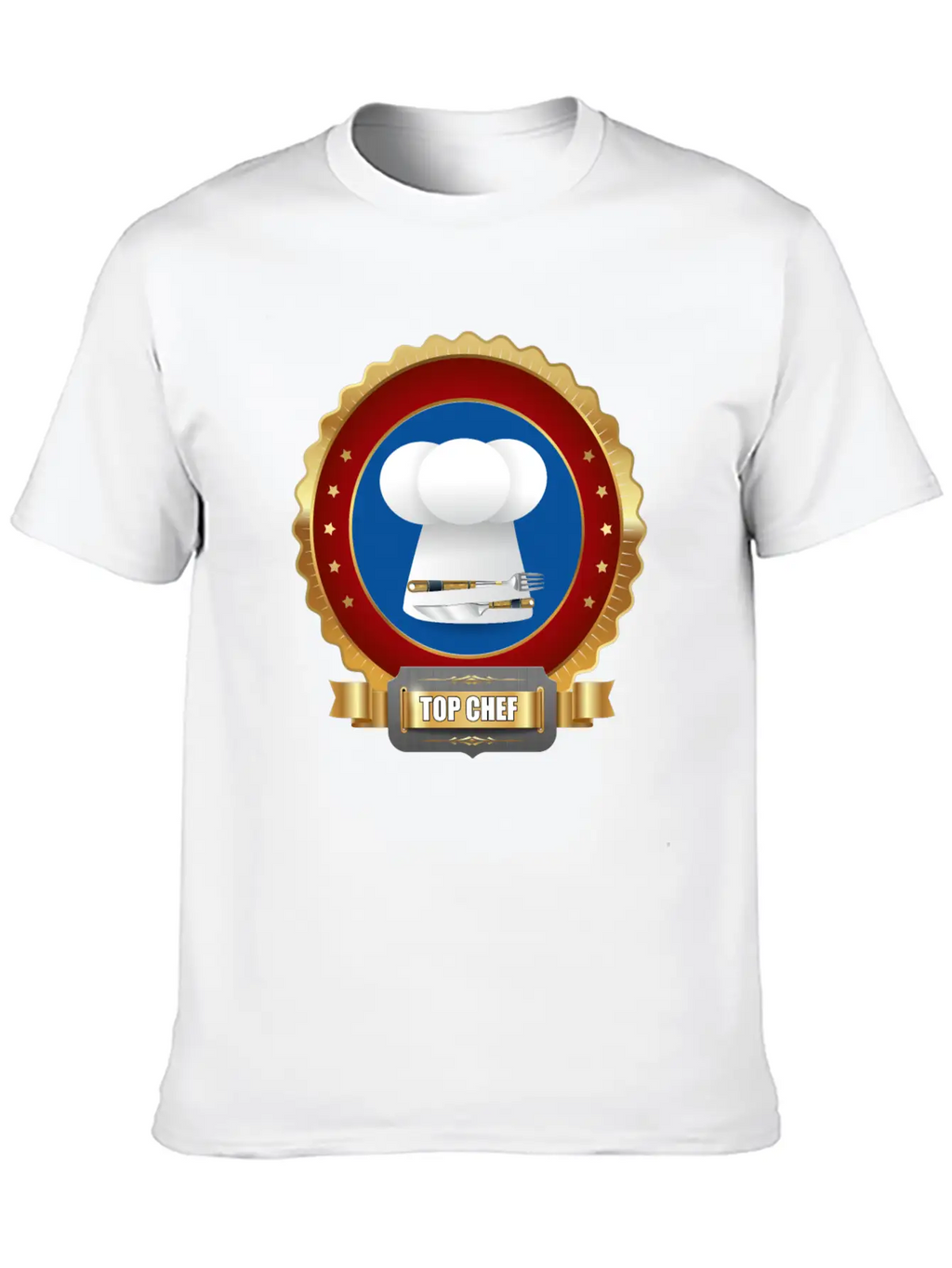 Top Chef Award For Cooking Casual Graphic T-Shirt – Simple And Comfortable Daily Wear
