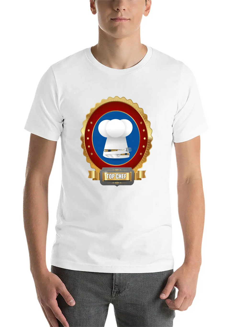 Top Chef Award For Cooking Casual Graphic T-Shirt – Simple And Comfortable Daily Wear