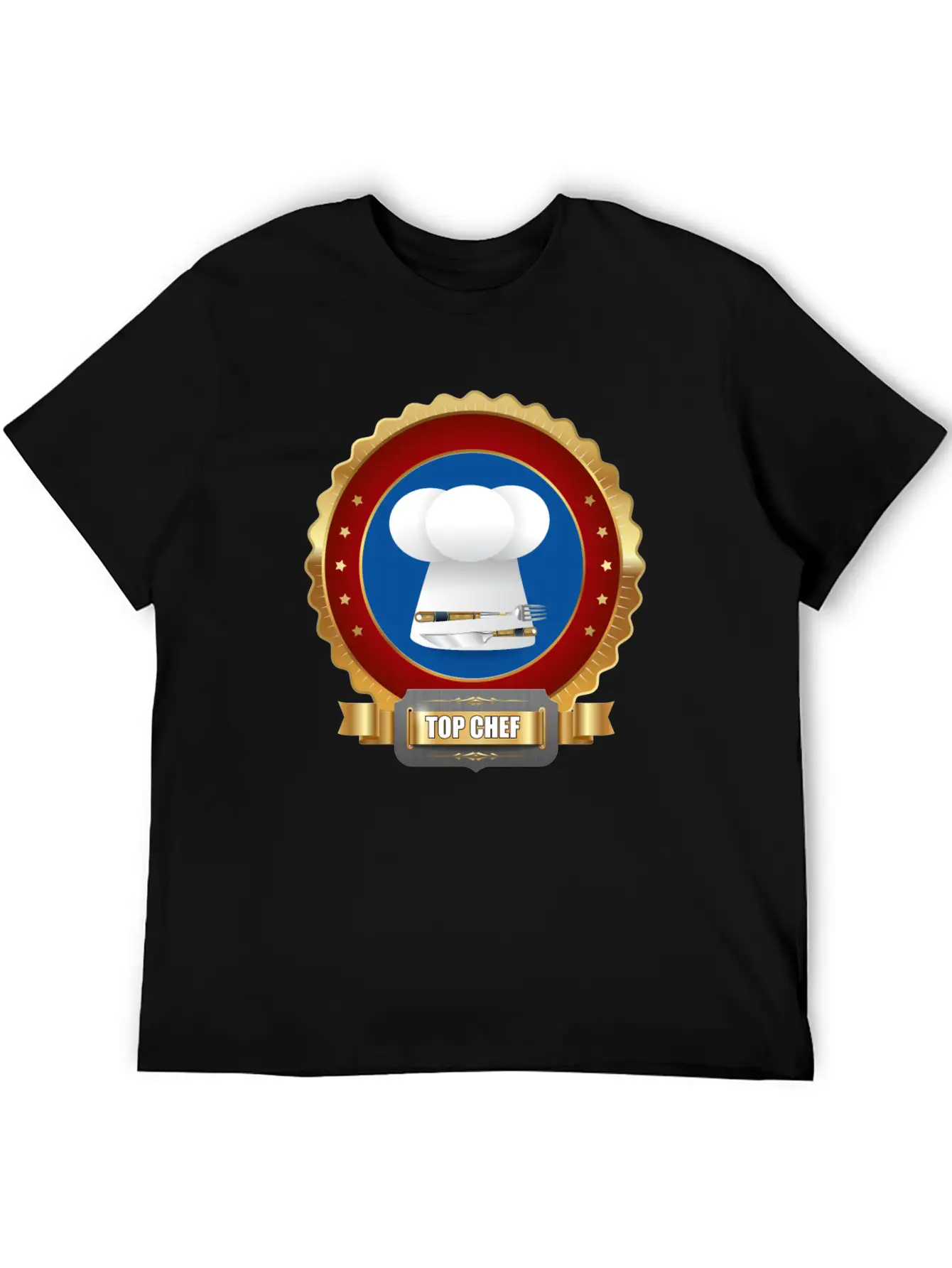 Top Chef Award For Cooking Casual Graphic T-Shirt – Simple And Comfortable Daily Wear