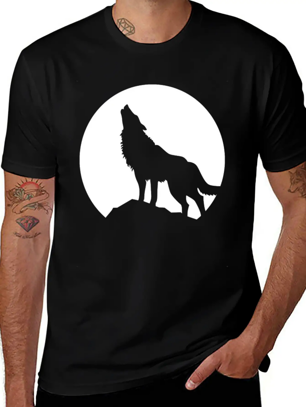 Top Seller Howling Wolf A 168 Unisex Casual T-Shirt – Clean Design For Daily Comfort