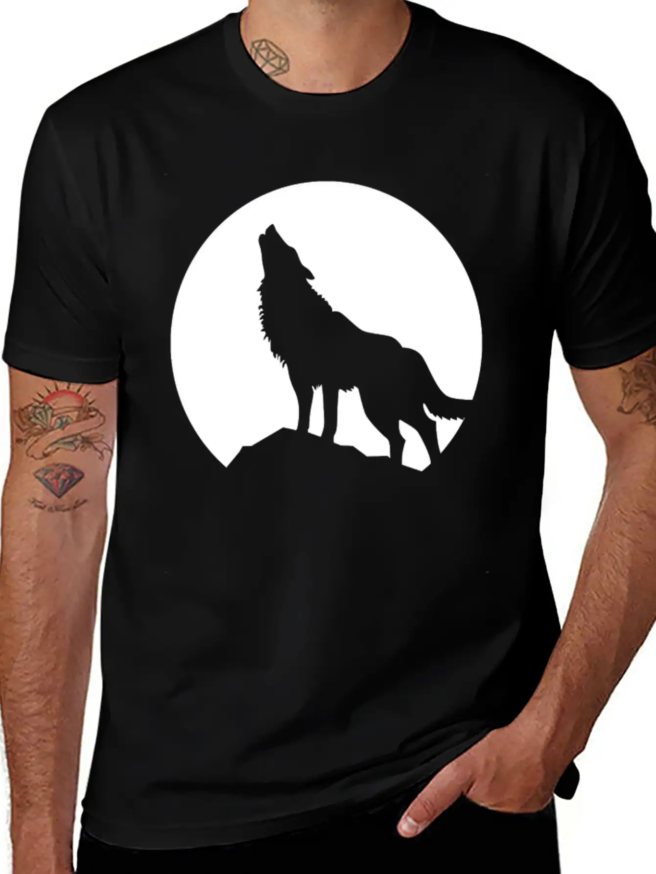 Top Seller Howling Wolf A 168 Unisex Casual T-Shirt – Clean Design For Daily Comfort