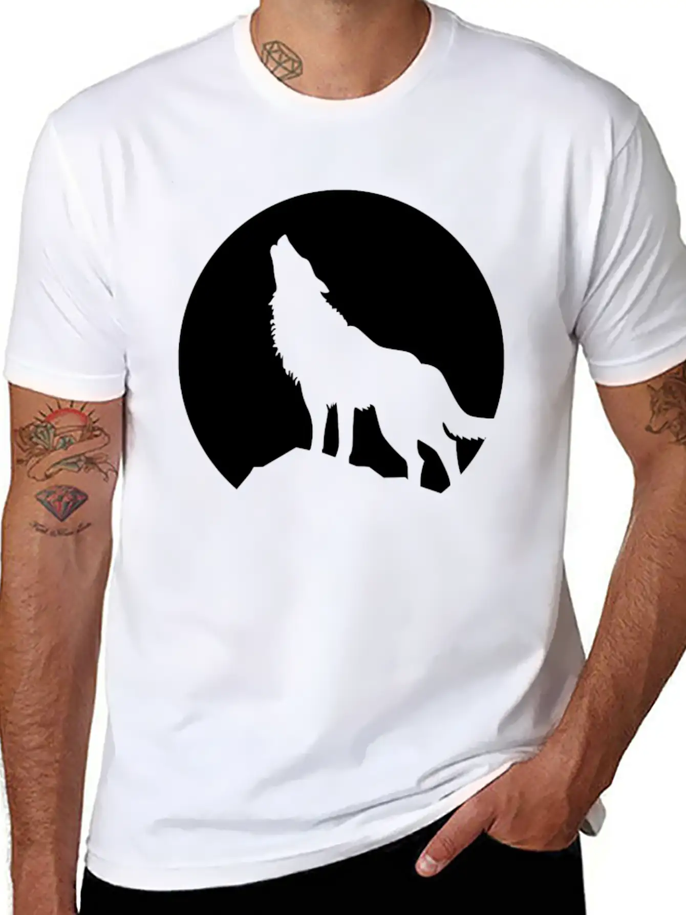 Top Seller Howling Wolf A 168 Unisex Casual T-Shirt – Clean Design For Daily Comfort