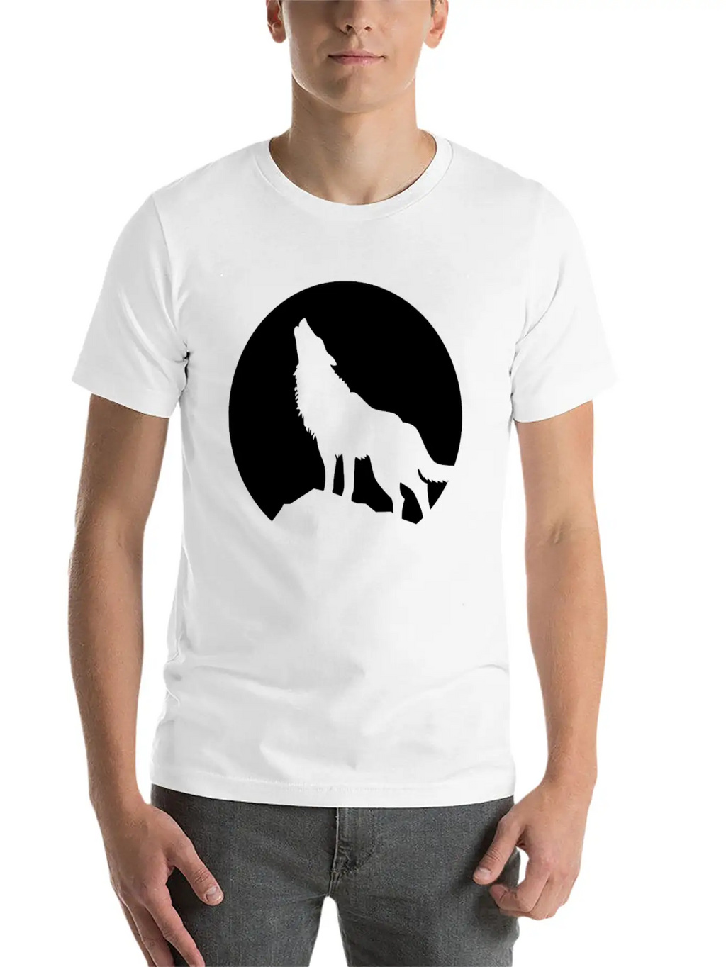 Top Seller Howling Wolf A 168 Unisex Casual T-Shirt – Clean Design For Daily Comfort