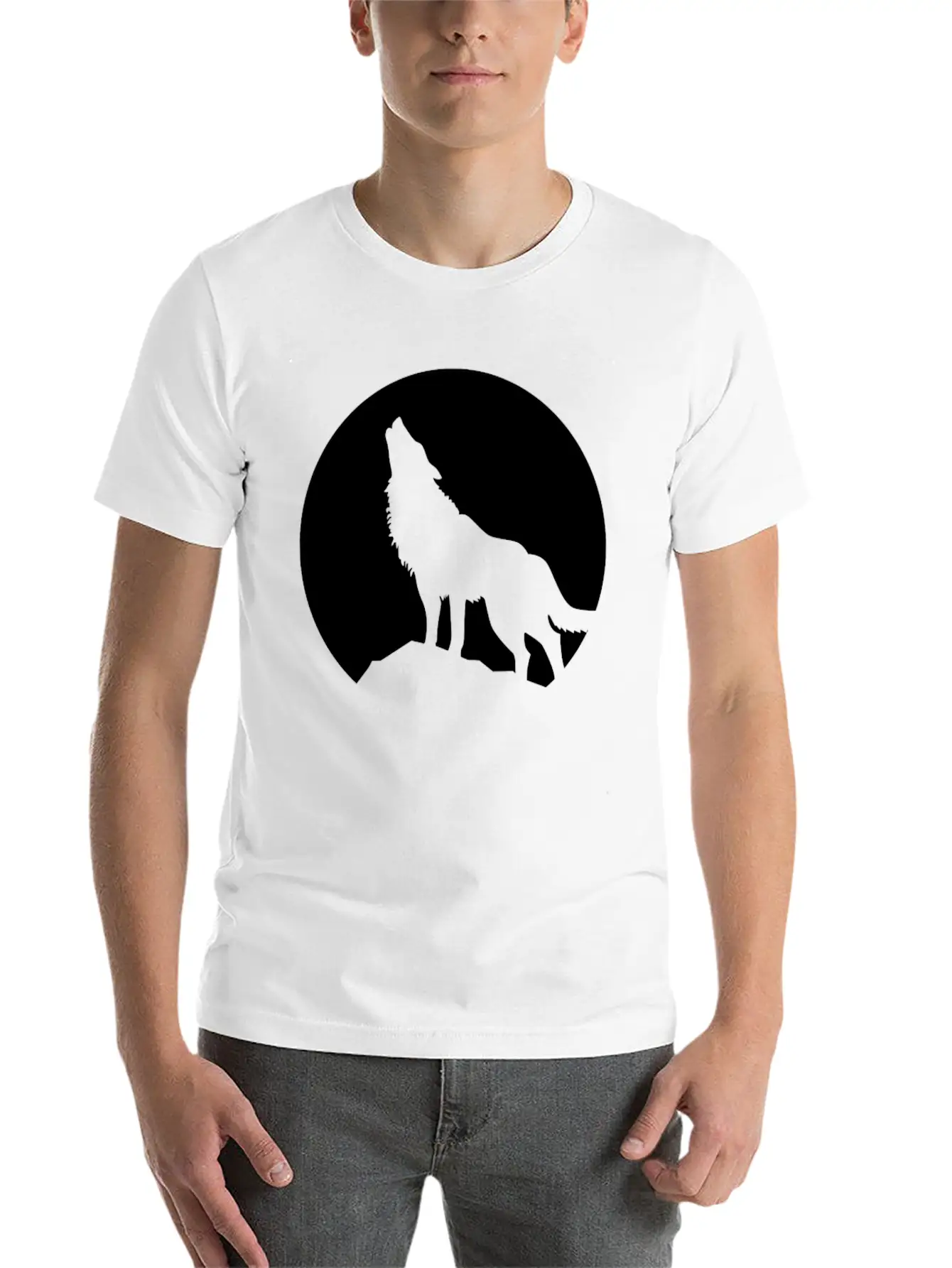 Top Seller Howling Wolf A 168 Unisex Casual T-Shirt – Clean Design For Daily Comfort