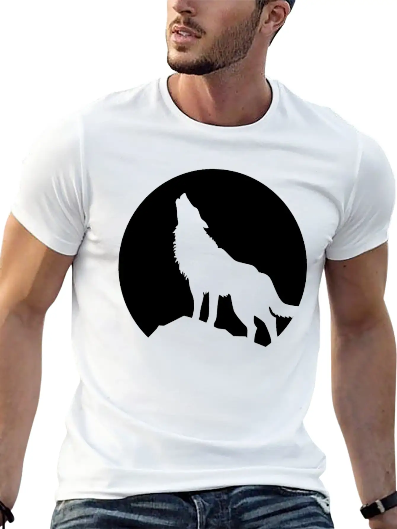 Top Seller Howling Wolf A 168 Unisex Casual T-Shirt – Clean Design For Daily Comfort