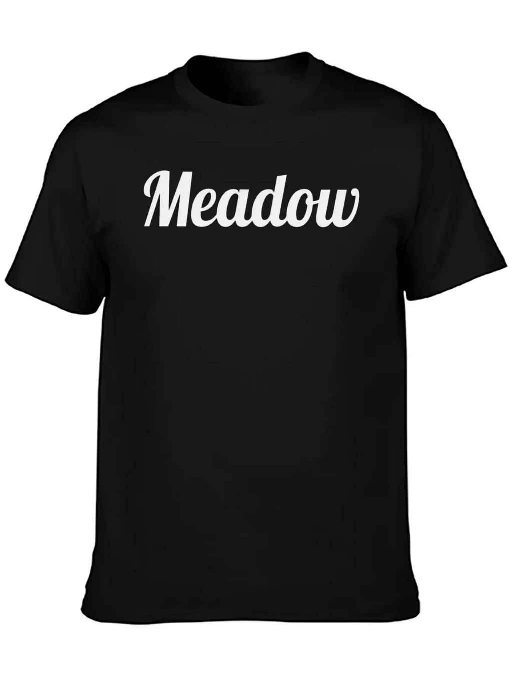 Top That Says The Word Meadow Cute Adults Kids Gra Breathable Soft Cotton T-Shirt – Timeless Casual Look