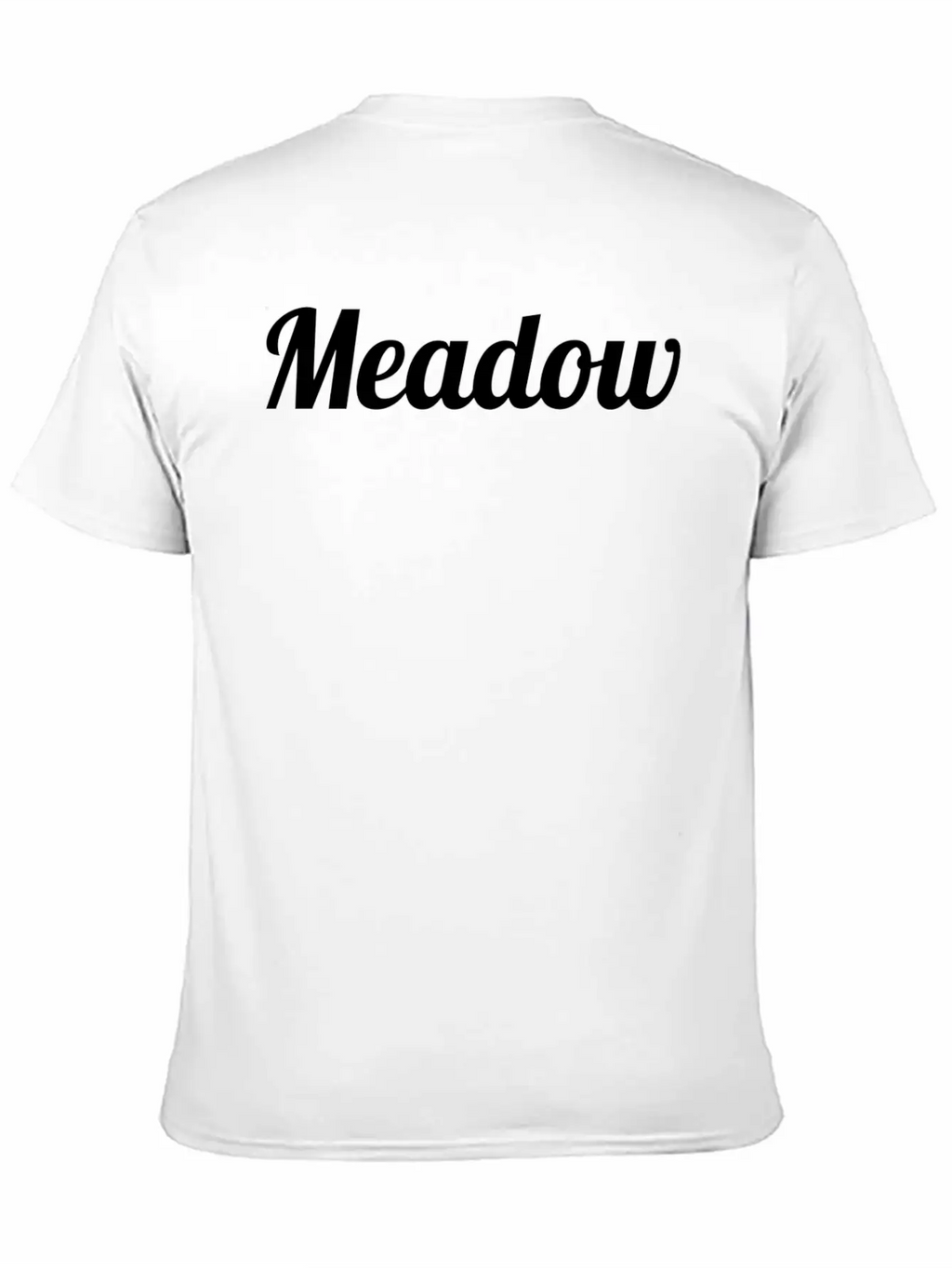 Top That Says The Word Meadow Cute Adults Kids Gra Breathable Soft Cotton T-Shirt – Timeless Casual Look