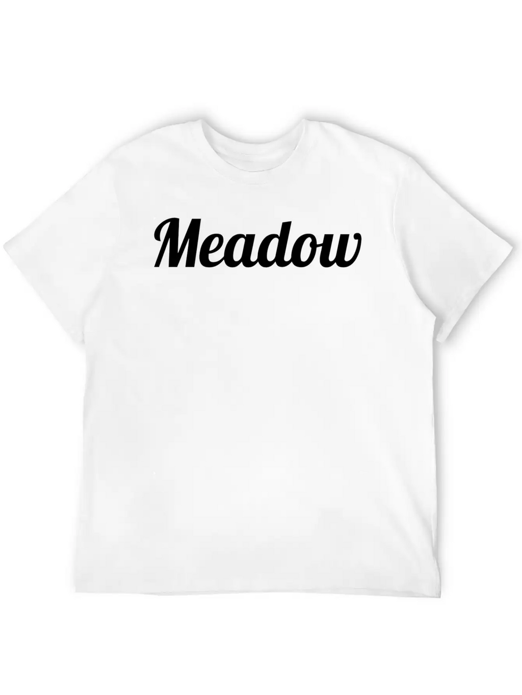 Top That Says The Word Meadow Cute Adults Kids Gra Breathable Soft Cotton T-Shirt – Timeless Casual Look