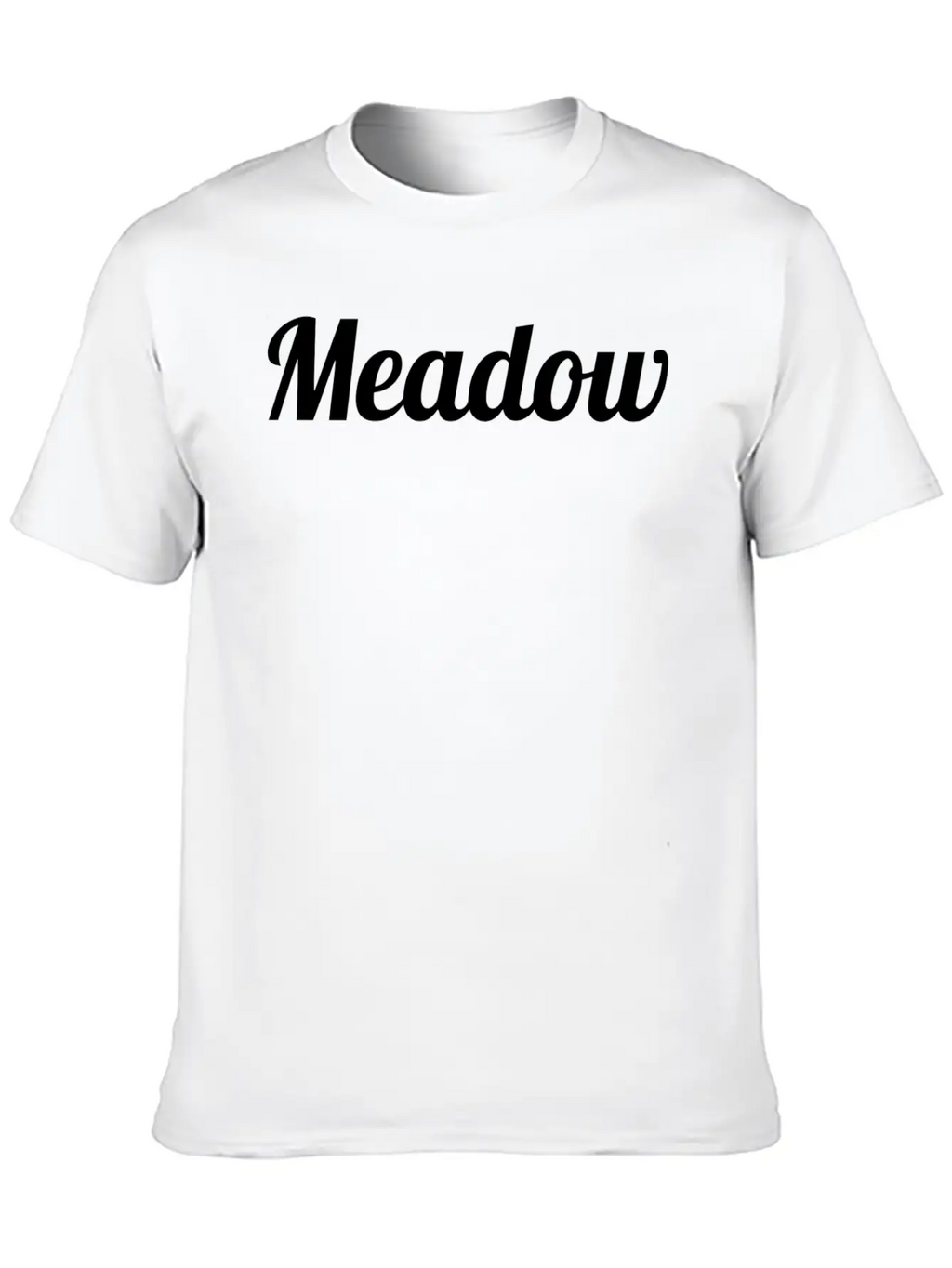 Top That Says The Word Meadow Cute Adults Kids Gra Breathable Soft Cotton T-Shirt – Timeless Casual Look