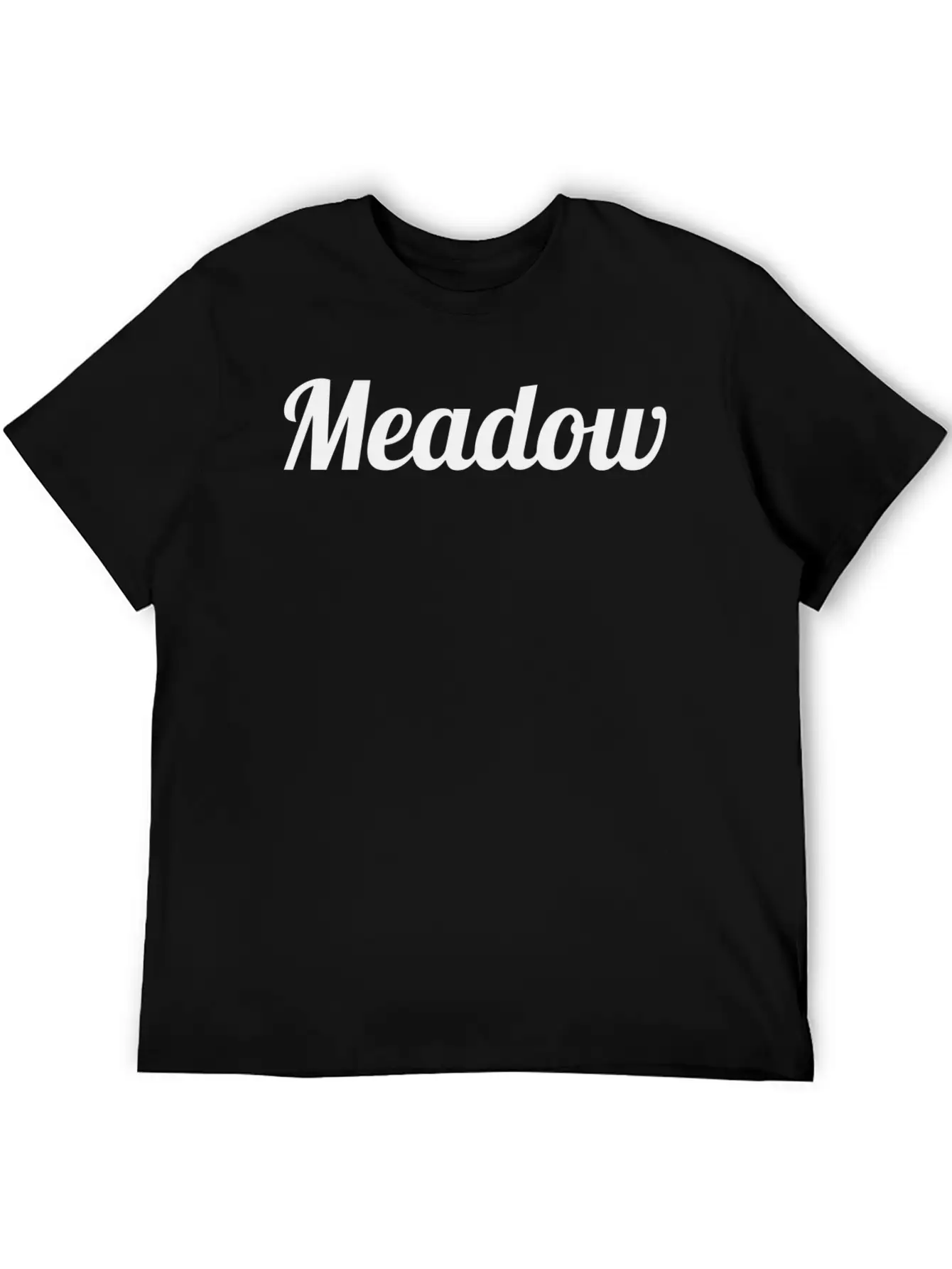 Top That Says The Word Meadow Cute Adults Kids Gra Breathable Soft Cotton T-Shirt – Timeless Casual Look