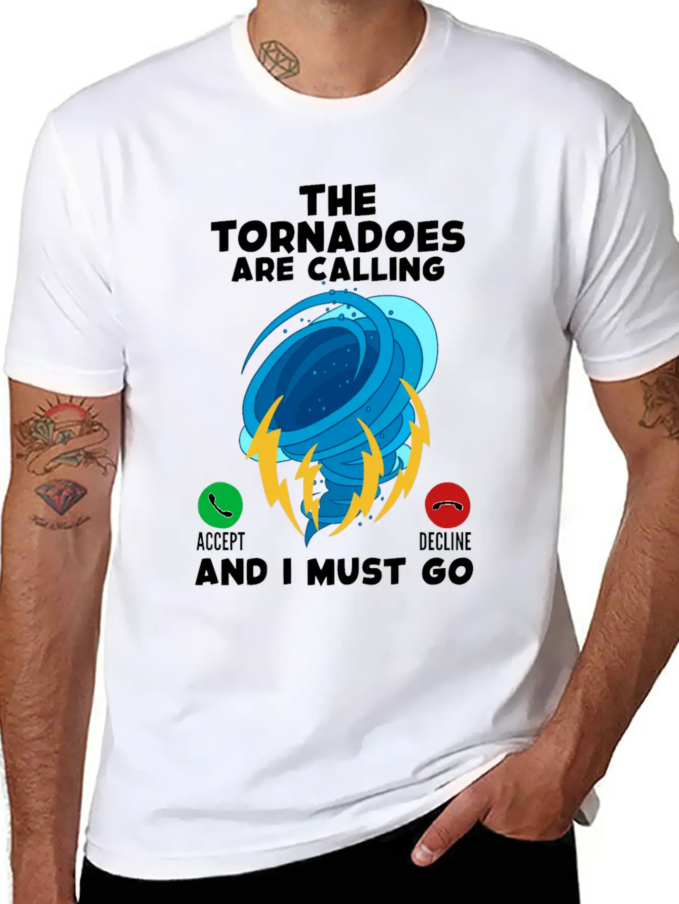 Tornado Unisex Casual T-Shirt – Clean Design For Daily Comfort