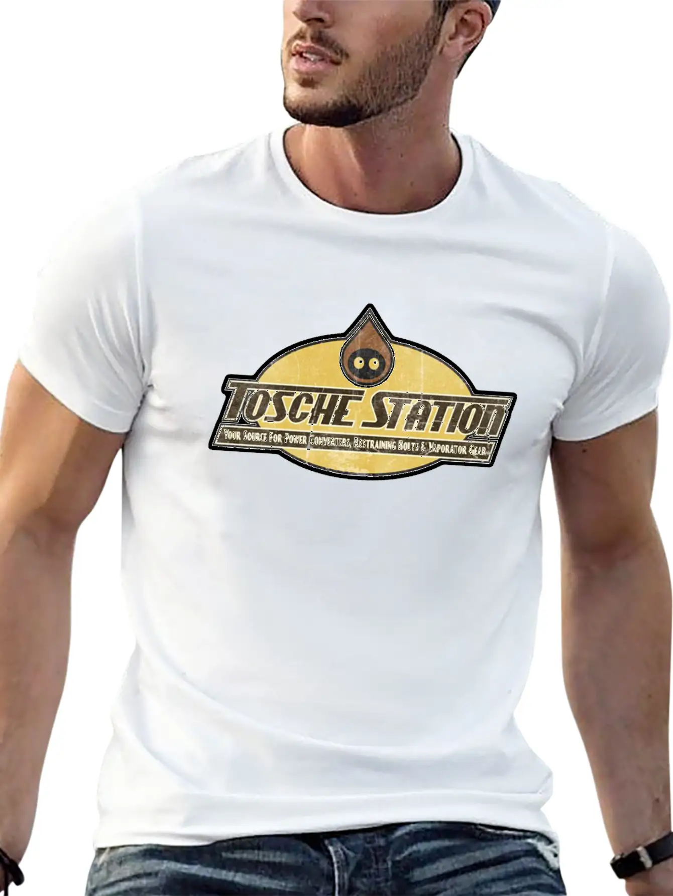 Tosche Station Merch Unisex Short Sleeve Soft Cotton T-Shirt – Casual Everyday Wear