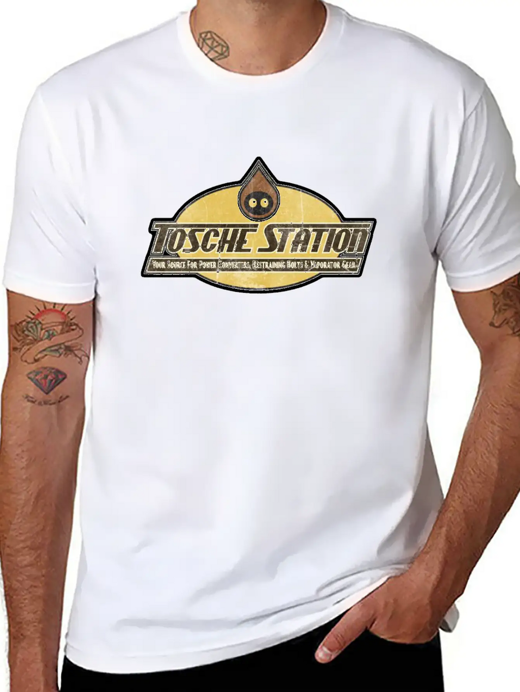 Tosche Station Merch Unisex Short Sleeve Soft Cotton T-Shirt – Casual Everyday Wear