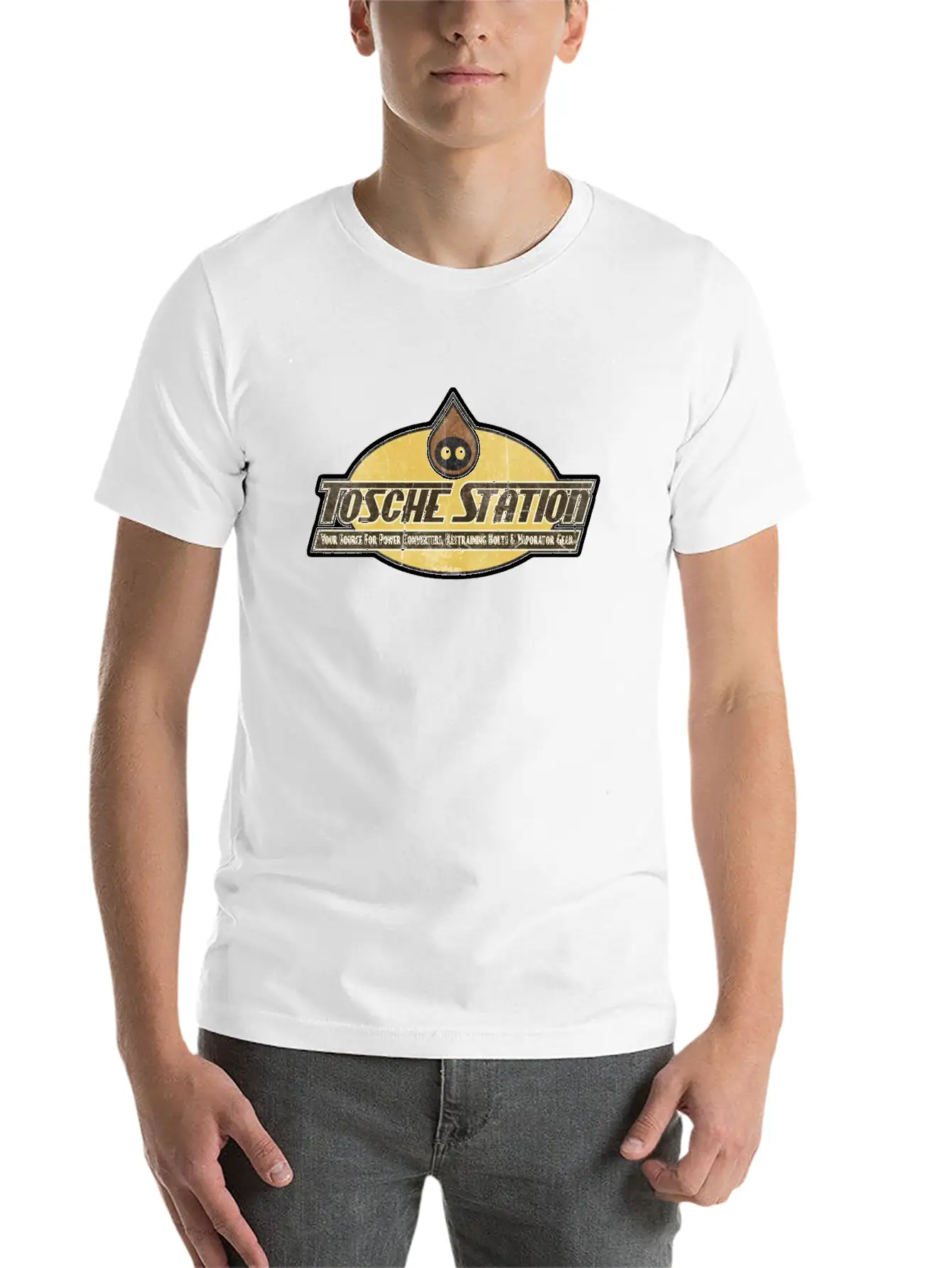 Tosche Station Merch Unisex Short Sleeve Soft Cotton T-Shirt – Casual Everyday Wear