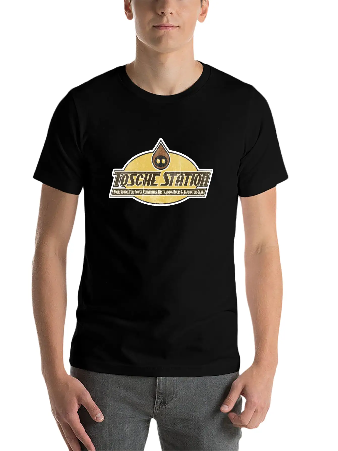 Tosche Station Merch Unisex Short Sleeve Soft Cotton T-Shirt – Casual Everyday Wear