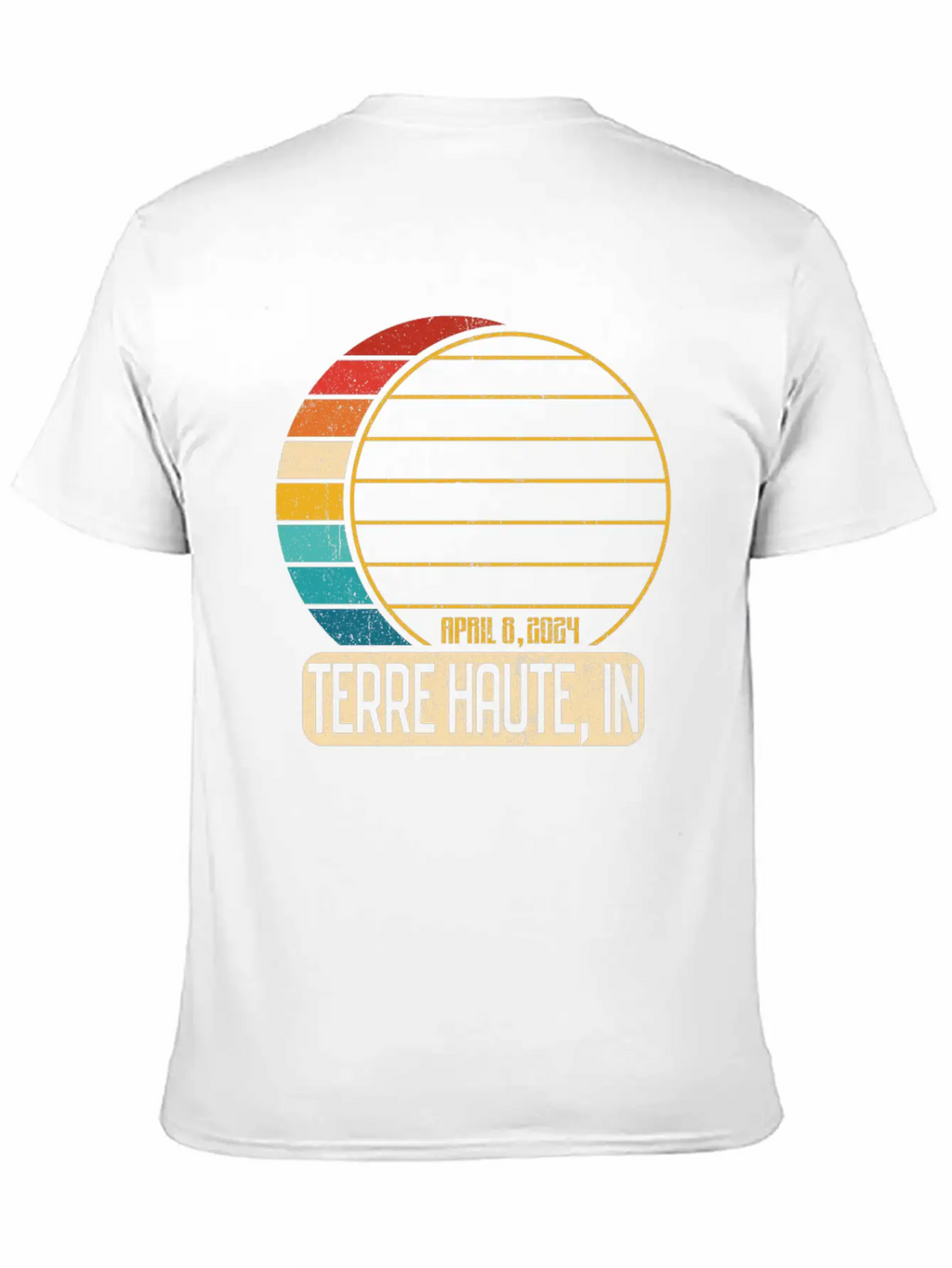 Total Solar Eclipse Indiana Terre Haute 4 28 2024T Unisex Casual T-Shirt – Clean Design For Daily Comfort