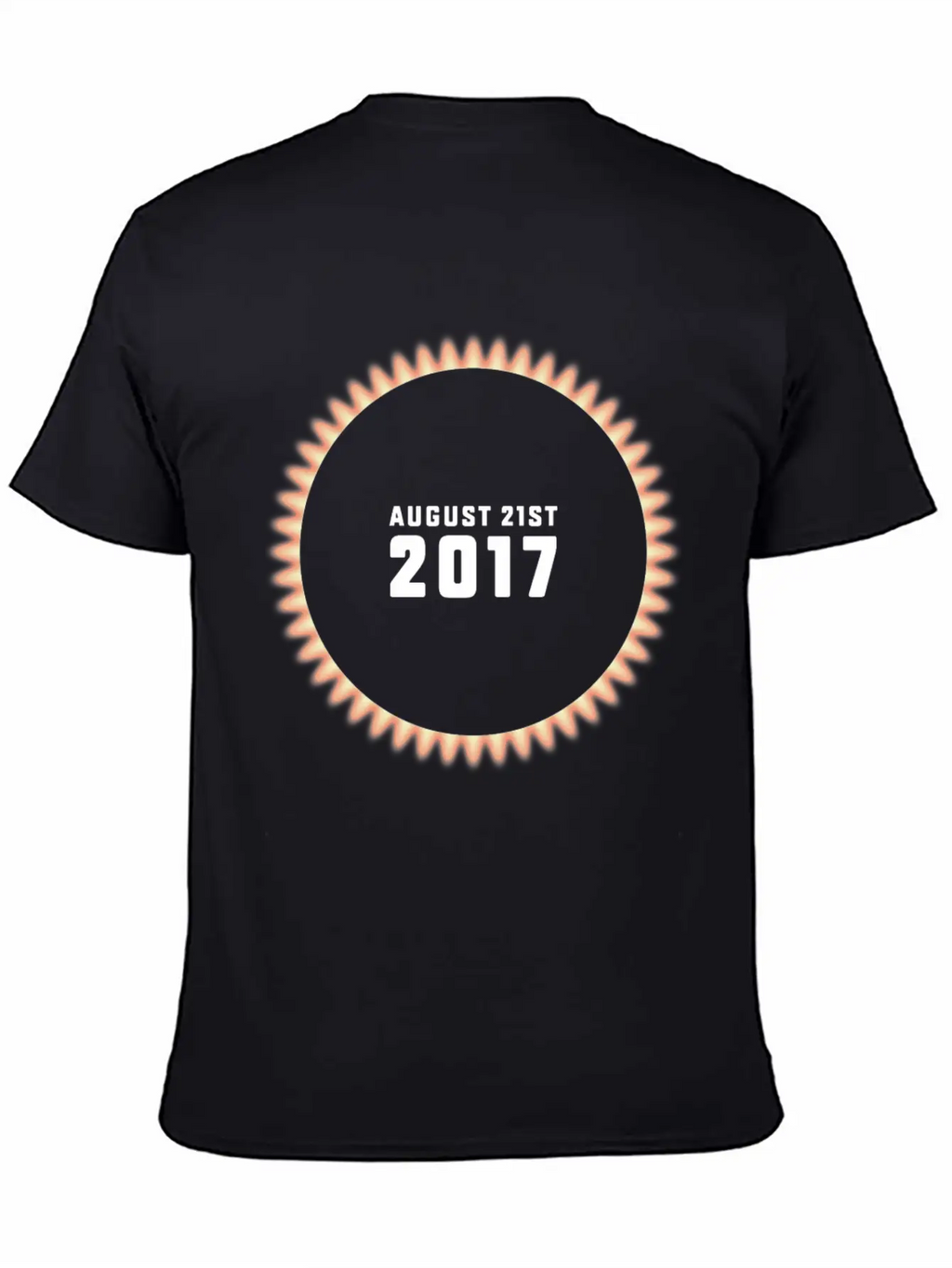 Total Solar Eclipse On 08/21/2017 USA Unisex Casual T-Shirt – Clean Design For Daily Comfort