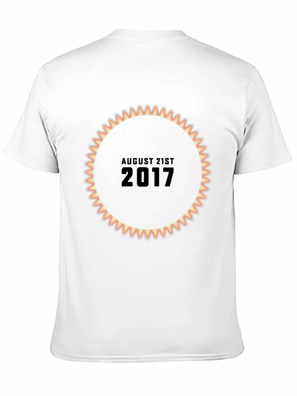 Total Solar Eclipse On 08/21/2017 USA Unisex Casual T-Shirt – Clean Design For Daily Comfort