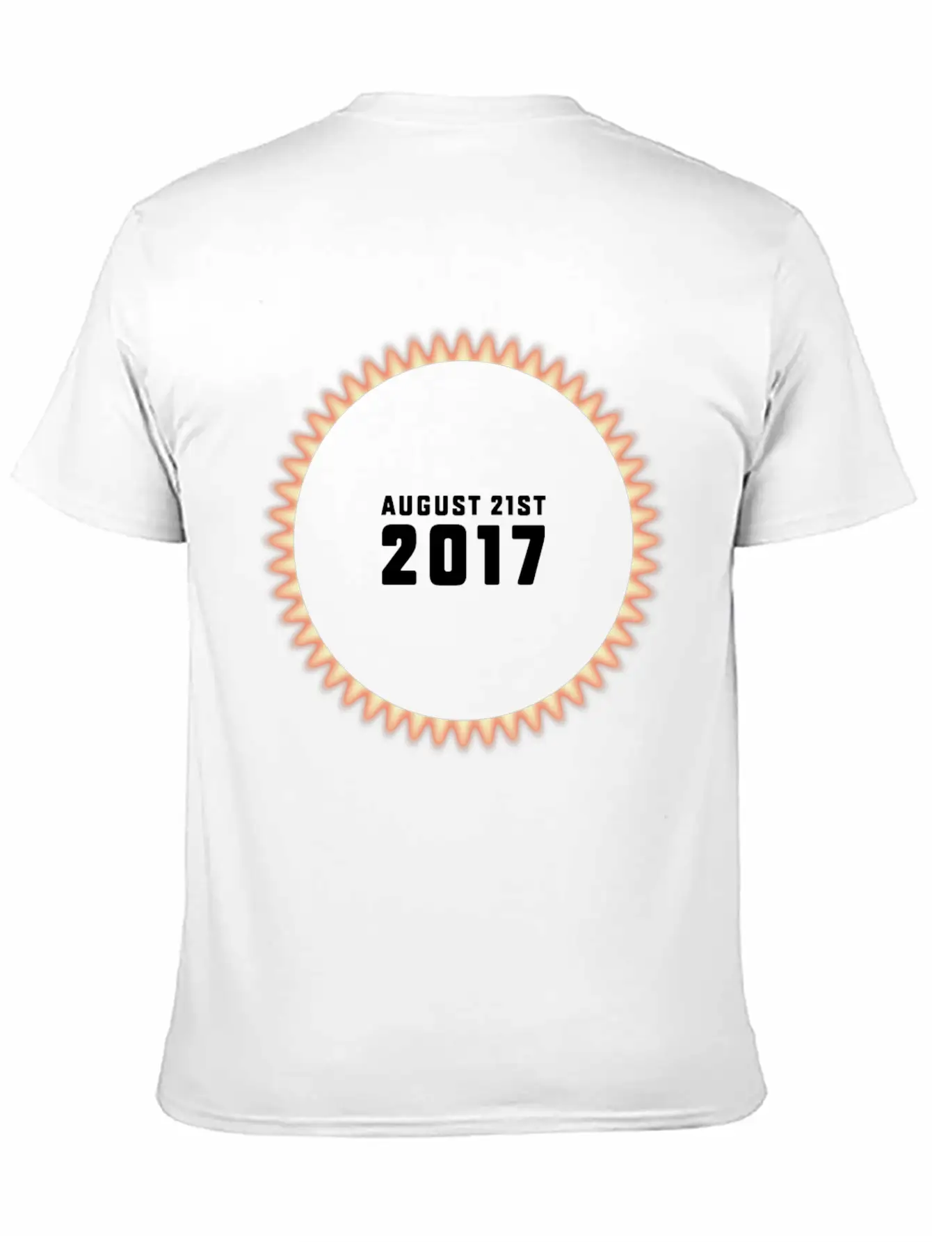 Total Solar Eclipse On 08/21/2017 USA Unisex Casual T-Shirt – Clean Design For Daily Comfort
