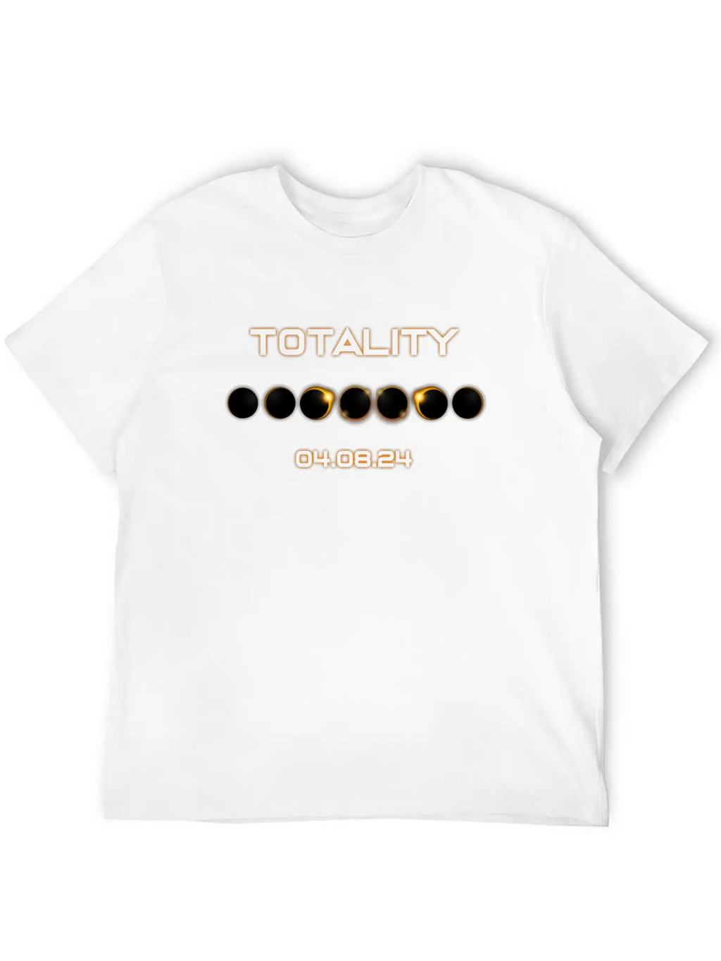 Totality 04.08.24 Total Solar Eclipse April 8 2024 Essential Cotton Tee For Daily Outfits – Unisex Style