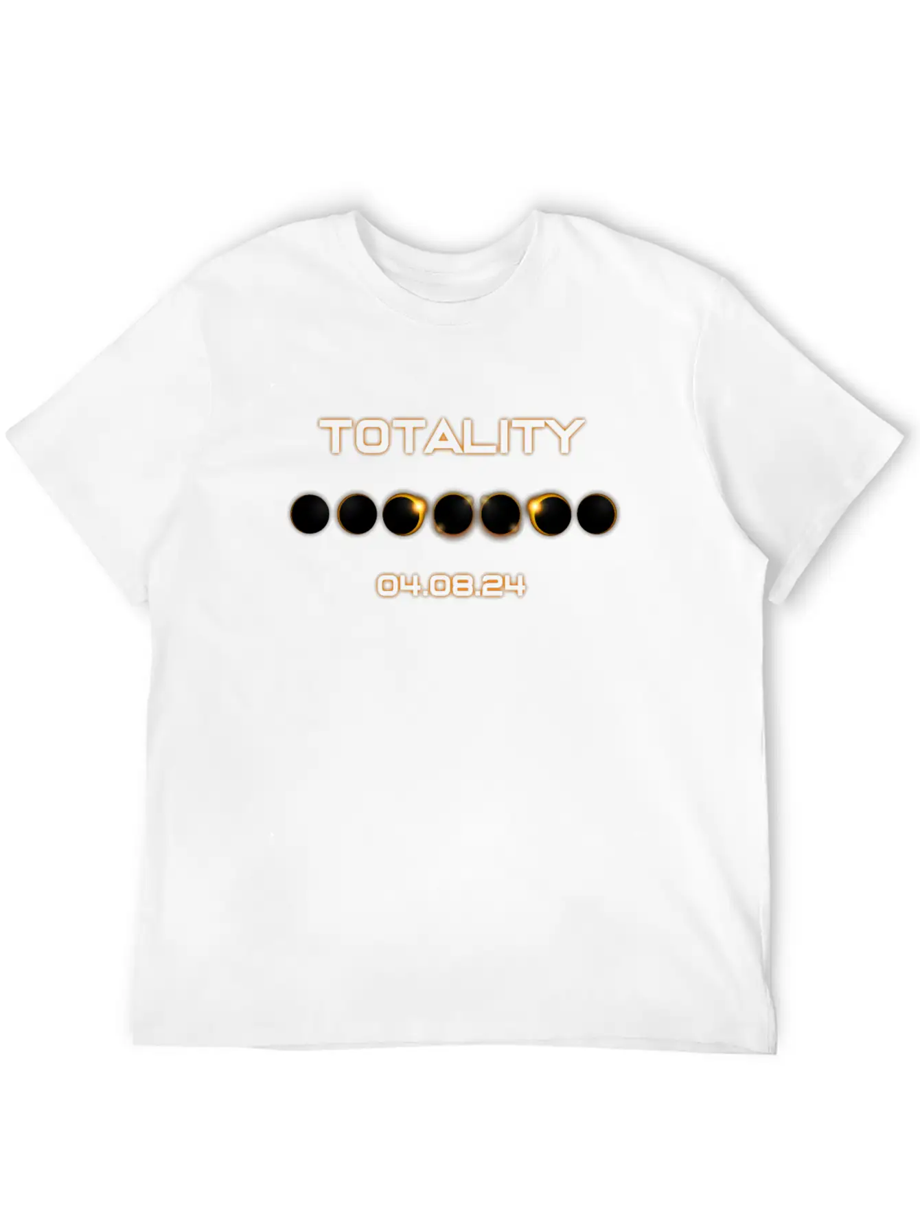 Totality 04.08.24 Total Solar Eclipse April 8 2024 Essential Cotton Tee For Daily Outfits – Unisex Style