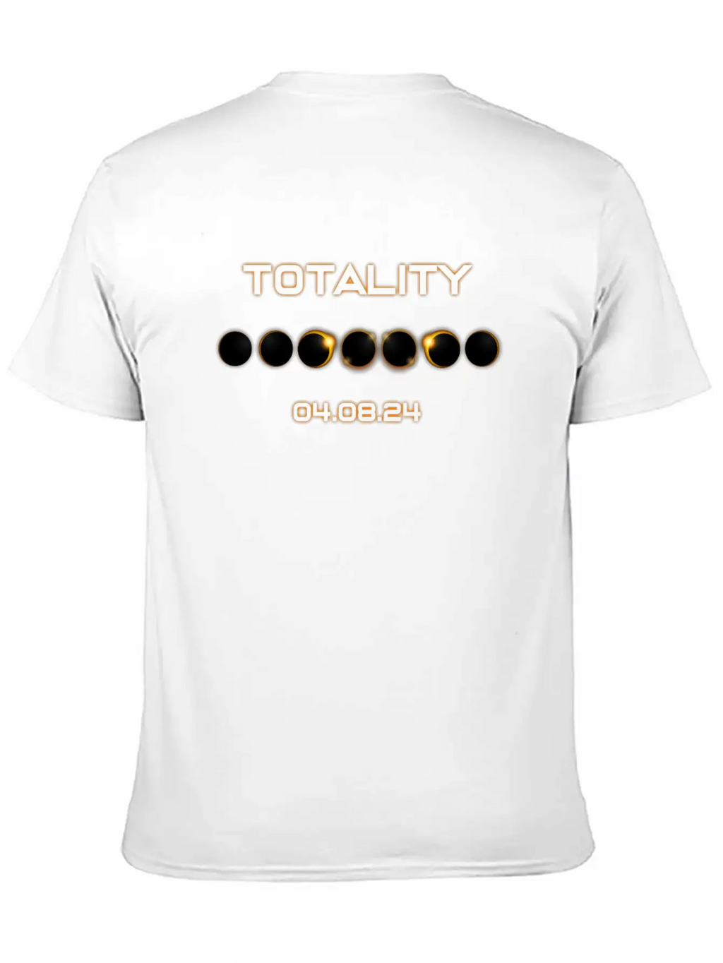 Totality 04.08.24 Total Solar Eclipse April 8 2024 Essential Cotton Tee For Daily Outfits – Unisex Style
