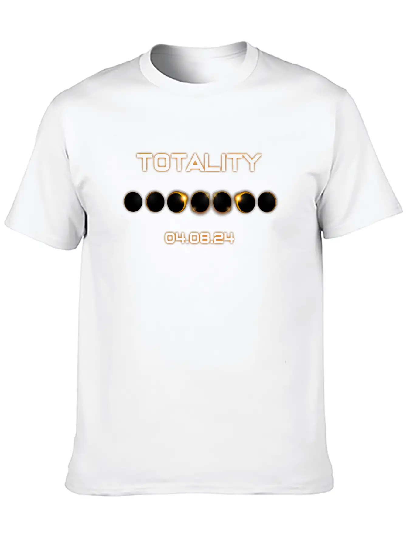 Totality 04.08.24 Total Solar Eclipse April 8 2024 Essential Cotton Tee For Daily Outfits – Unisex Style