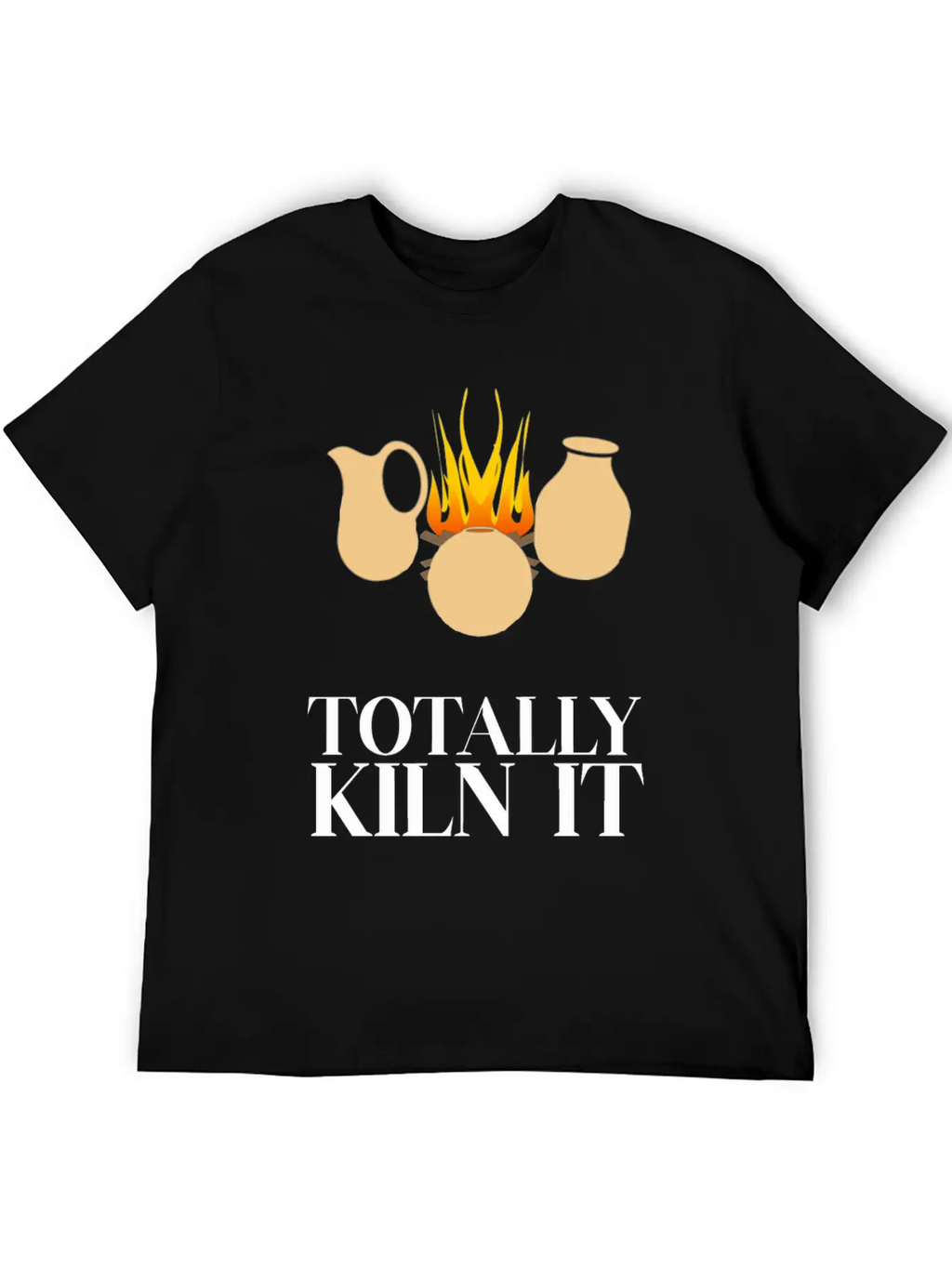 Totally Kiln It Funny Pottery Ceramicist Handmade Unisex Casual T-Shirt – Clean Design For Daily Comfort